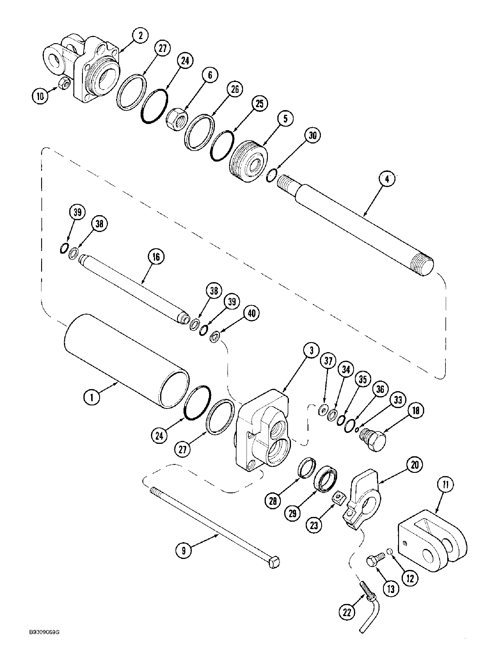 Case IH 955 - CASE IH MOUNTED PLANTER(10/95 - 12/99) Parts Diagrams