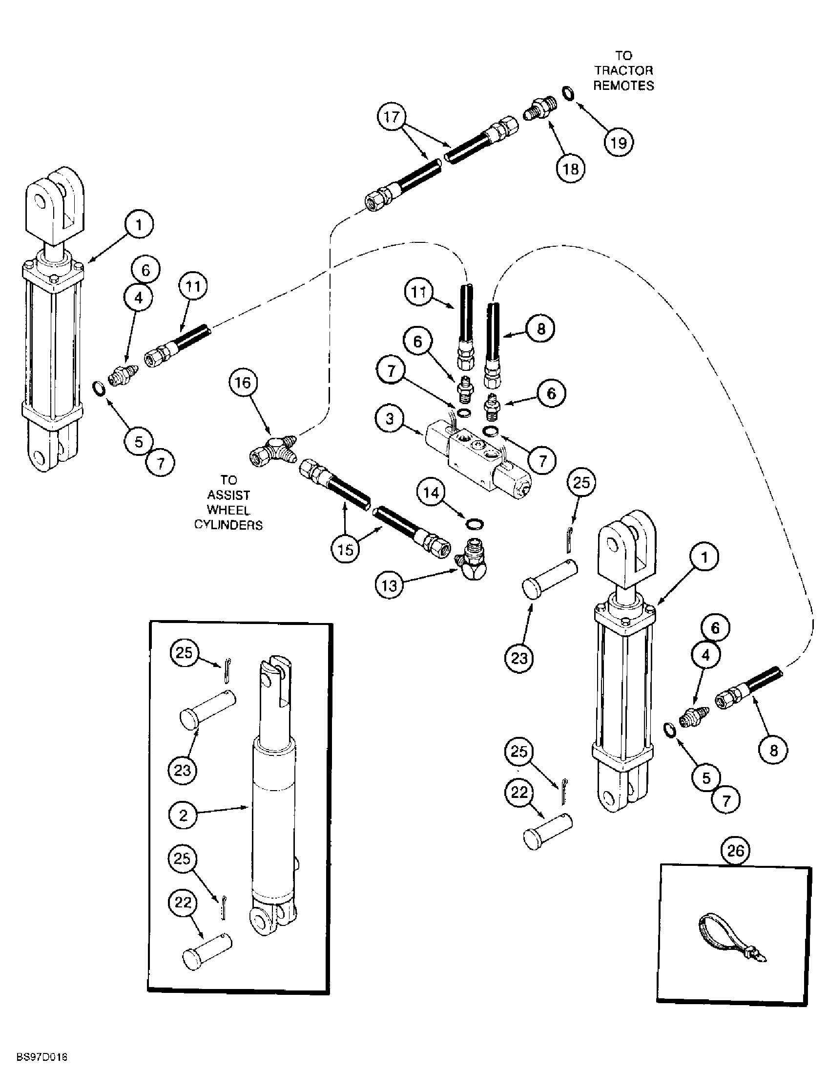 Case IH 955 - CASE IH MOUNTED PLANTER(10/95 - 12/99) Parts Diagrams
