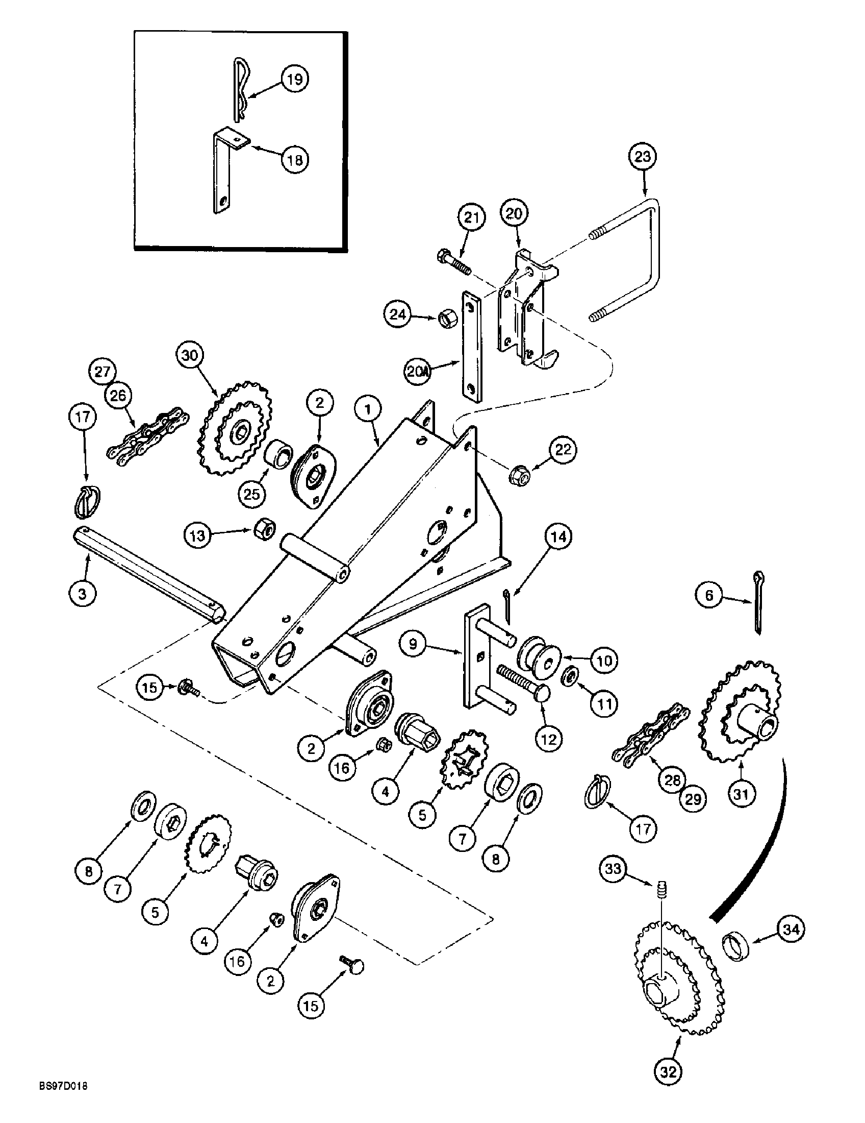 Case IH 955 - CASE IH MOUNTED PLANTER(10/95 - 12/99) Parts Diagrams