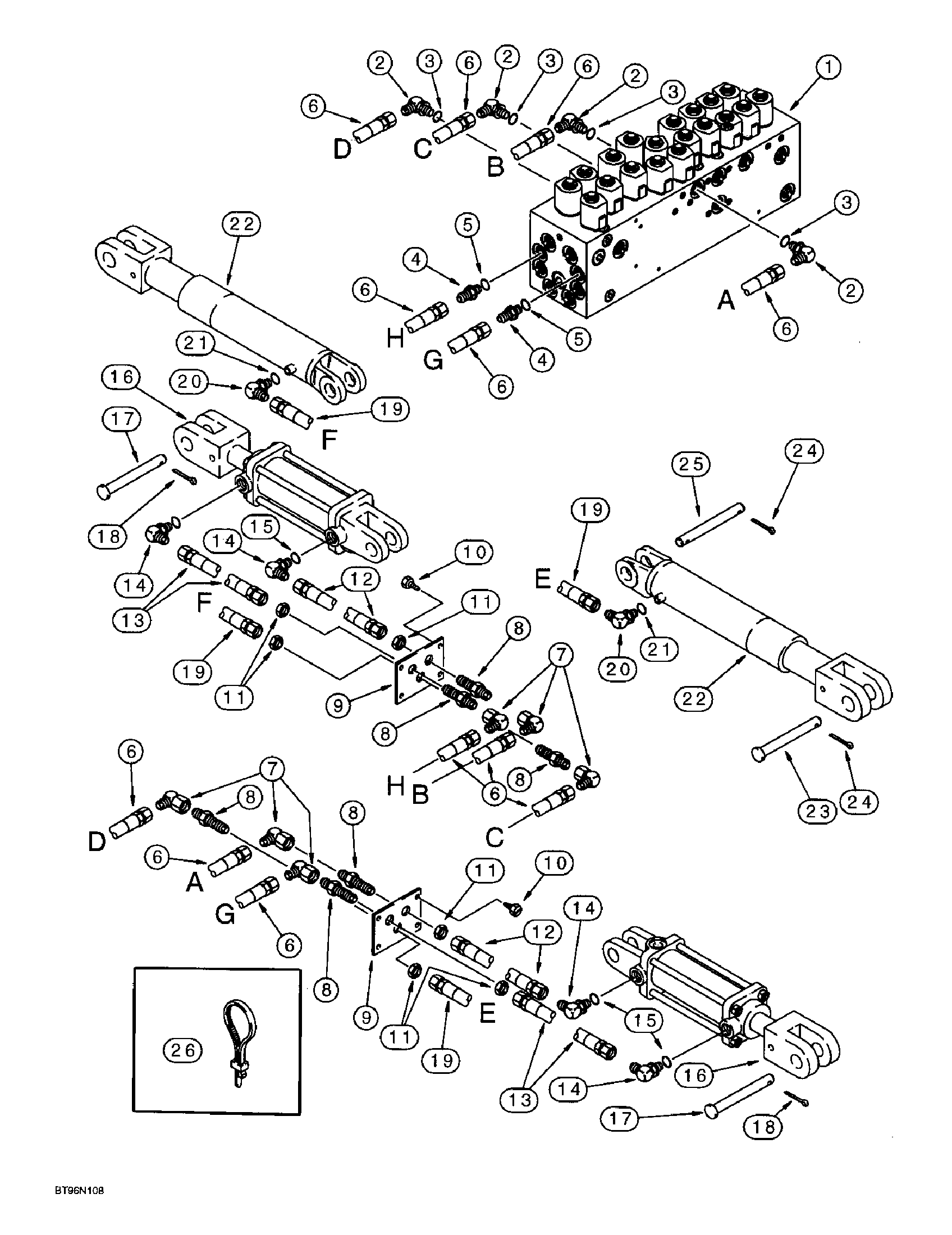 Case IH 955 - CASE IH TRAILING PLANTER(10/95 - 12/99) Parts Diagrams