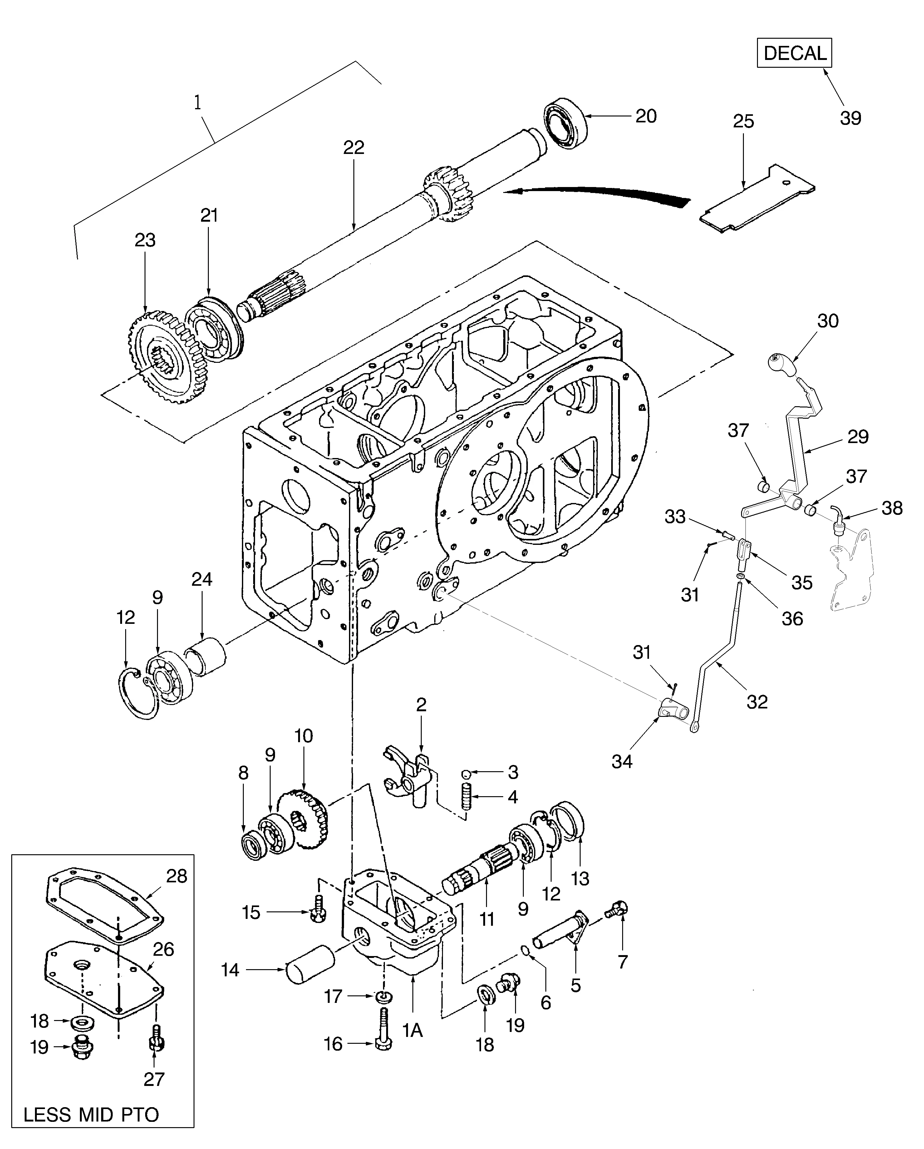 Case IH DX34 - 3 CYL COMPACT TRACTOR(03/06 - 12/07) Parts Diagrams