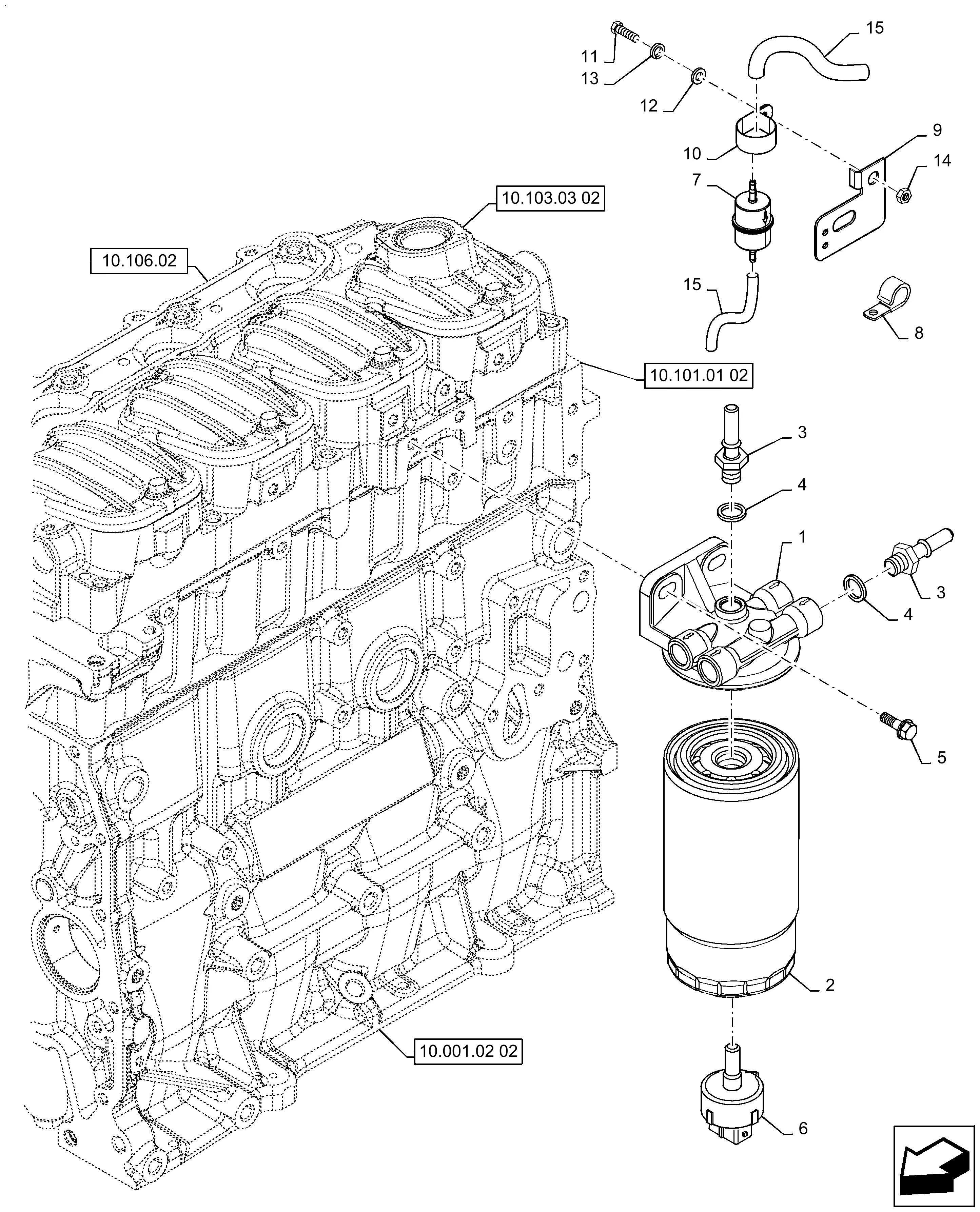 Case IH FARMALL 75A - 4 CYL TRACTOR(06/10 - 04/11) Parts Diagrams