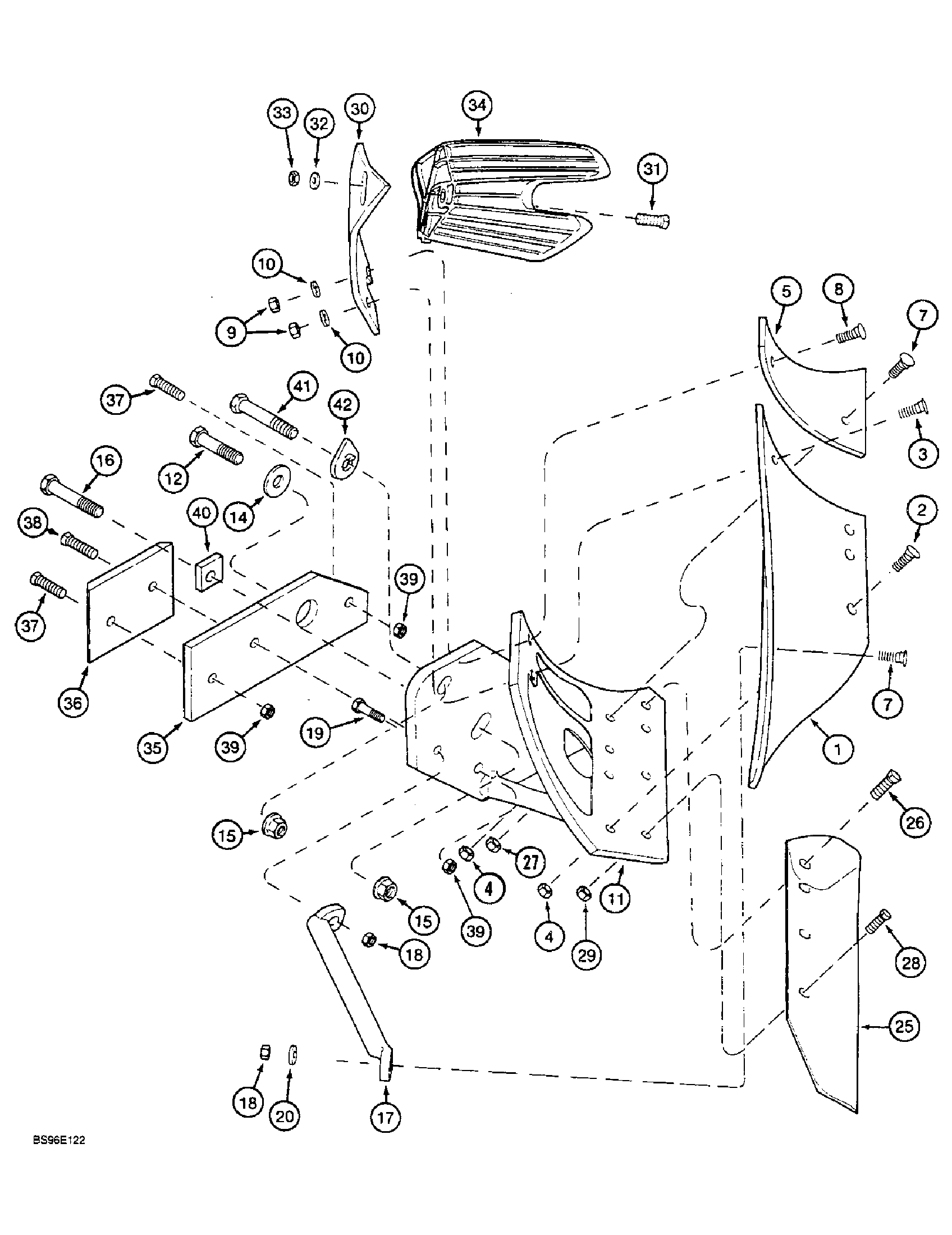Case IH HSCXN - CASE MOLDBOARD PLOW BOTTOM(01/60 - 12/69) Parts