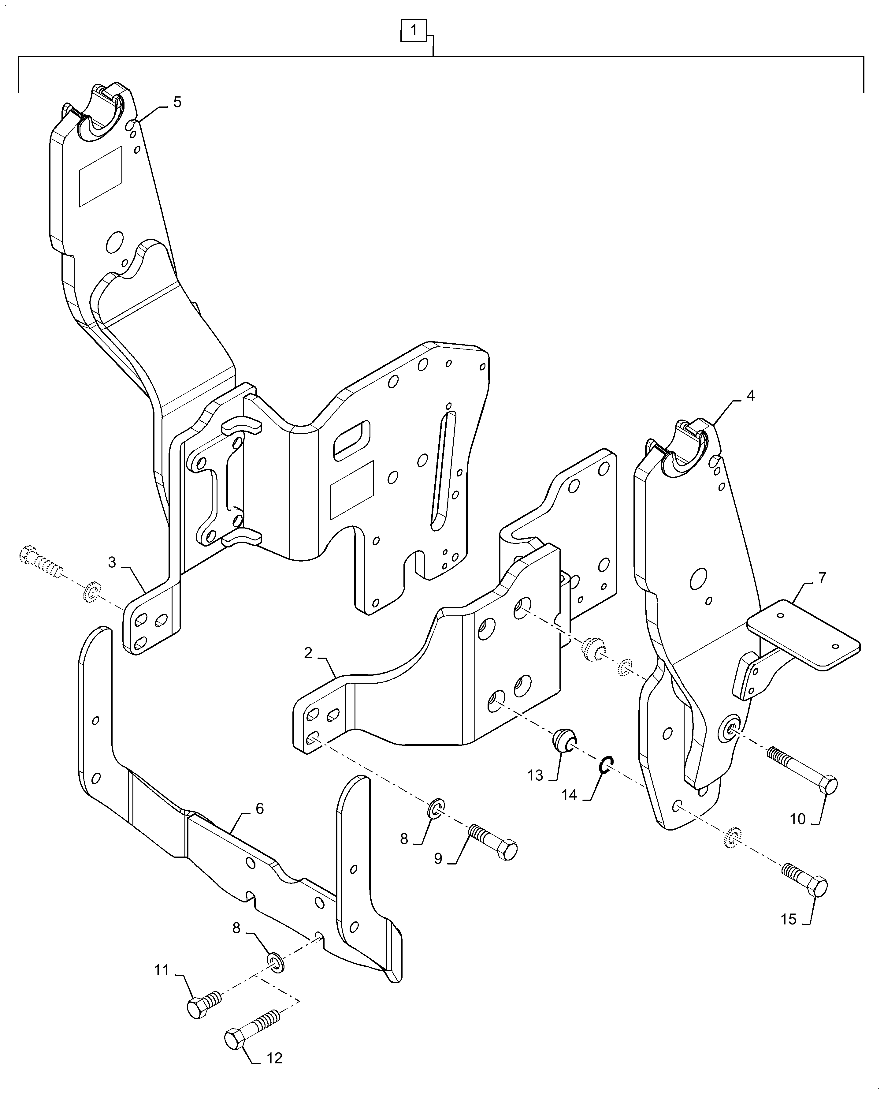 Case IH L735 - FRONT END LOADER(11/11 - ) Parts Diagrams