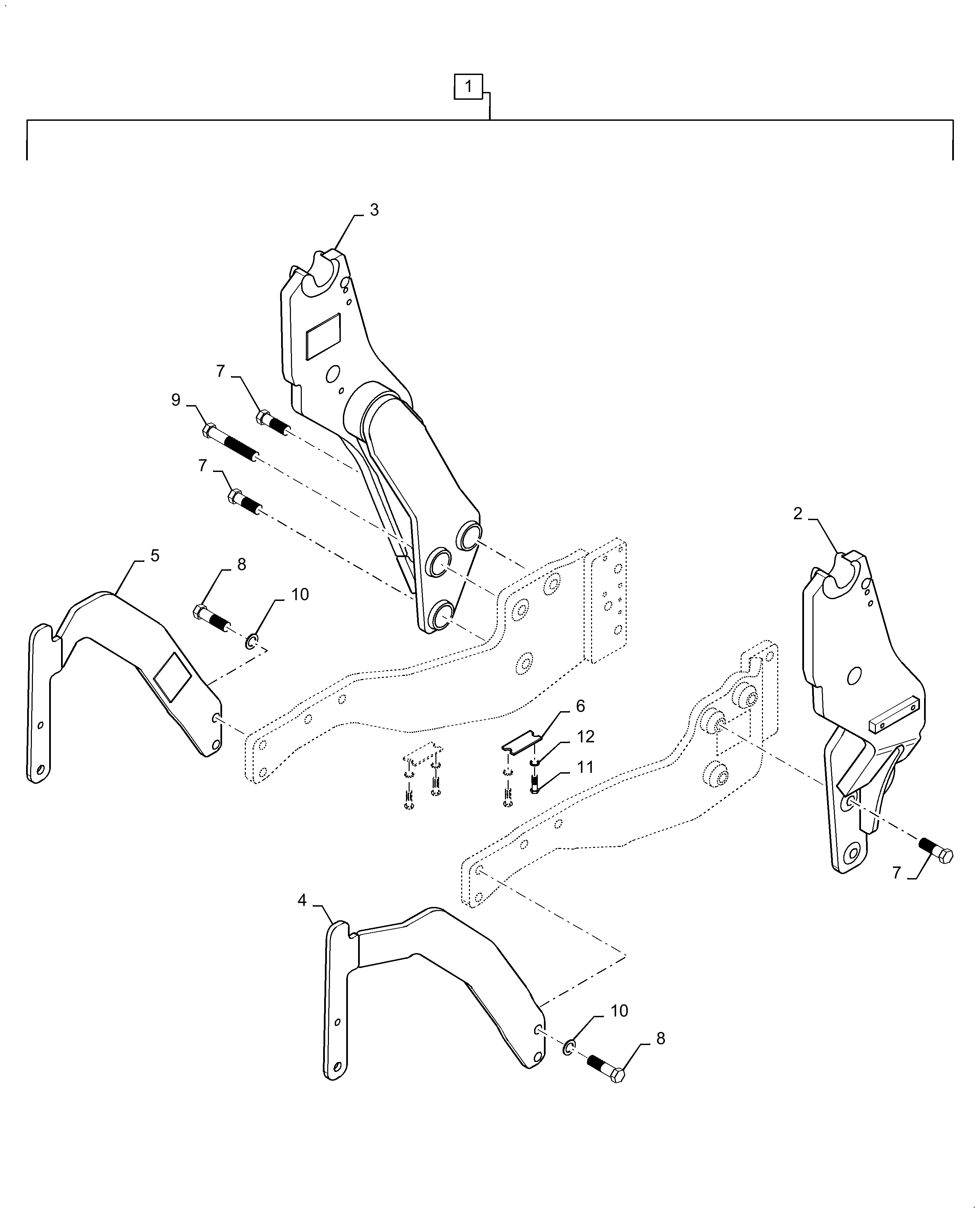 Case IH L735 - FRONT END LOADER(11/11 - ) Parts Diagrams