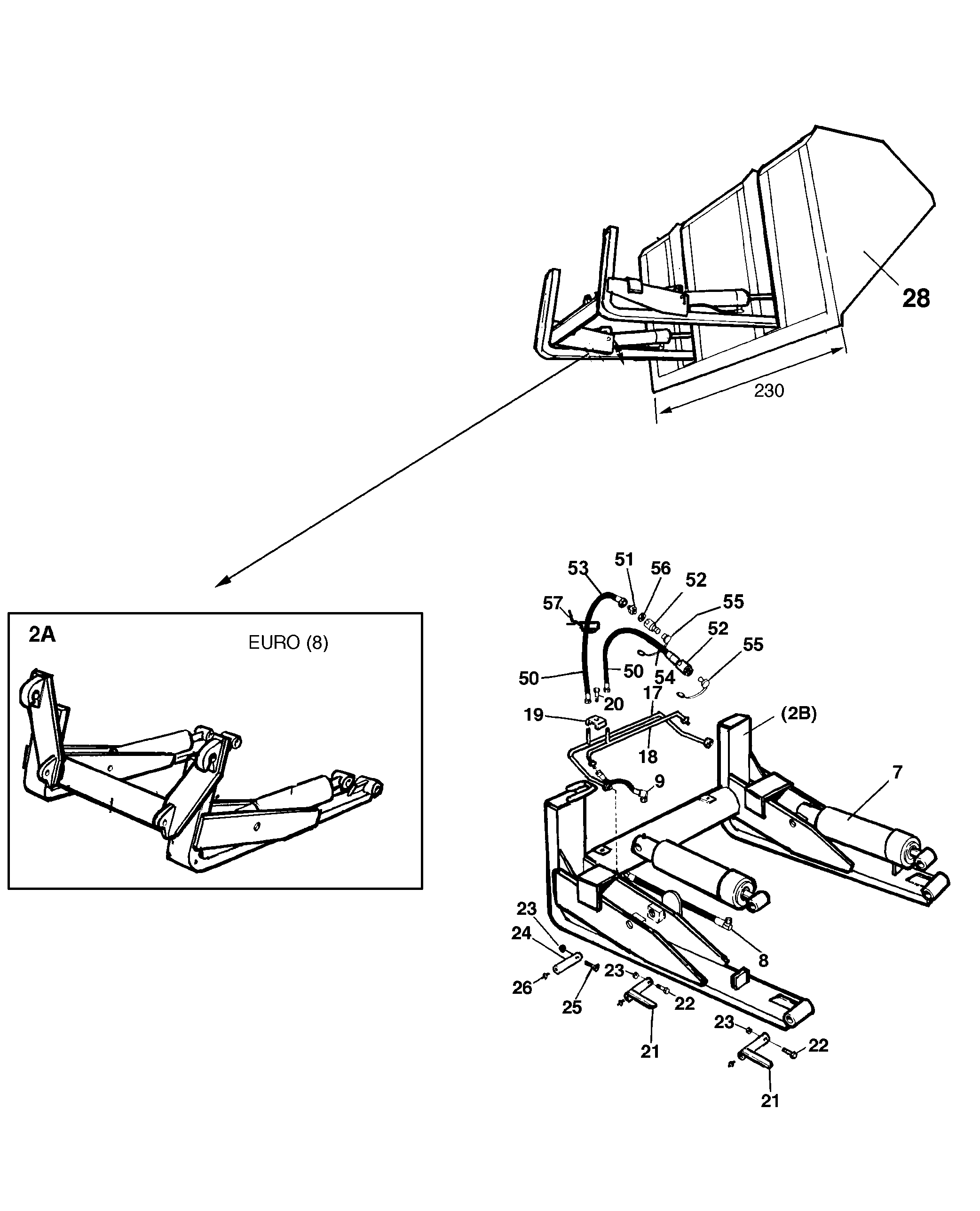 だーページ 本体部分 Case IH L770 - FRONT END LOADER(07/07 - 12/12) Parts Diagrams