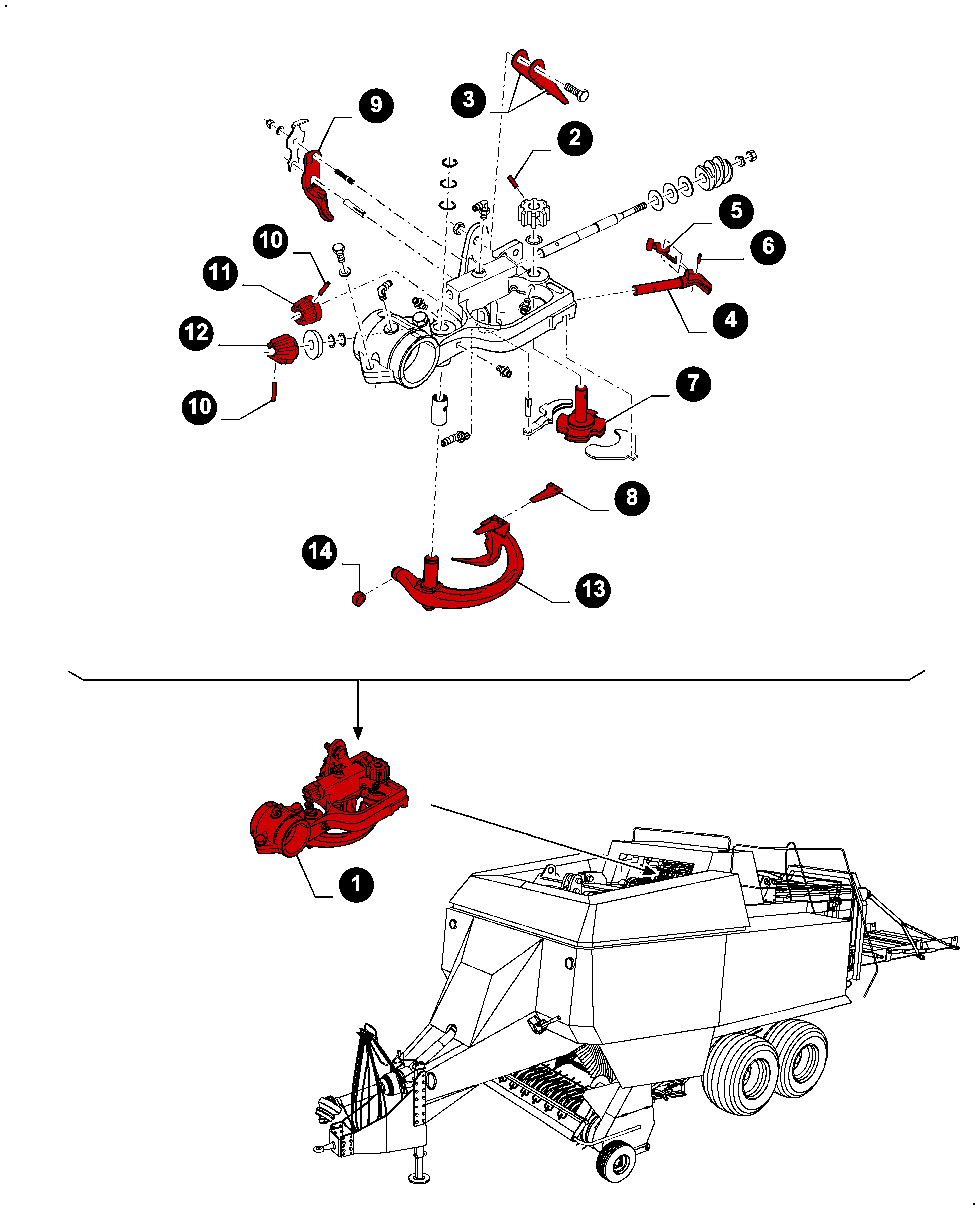 Case IH LBX332 Packer Cutter Baler