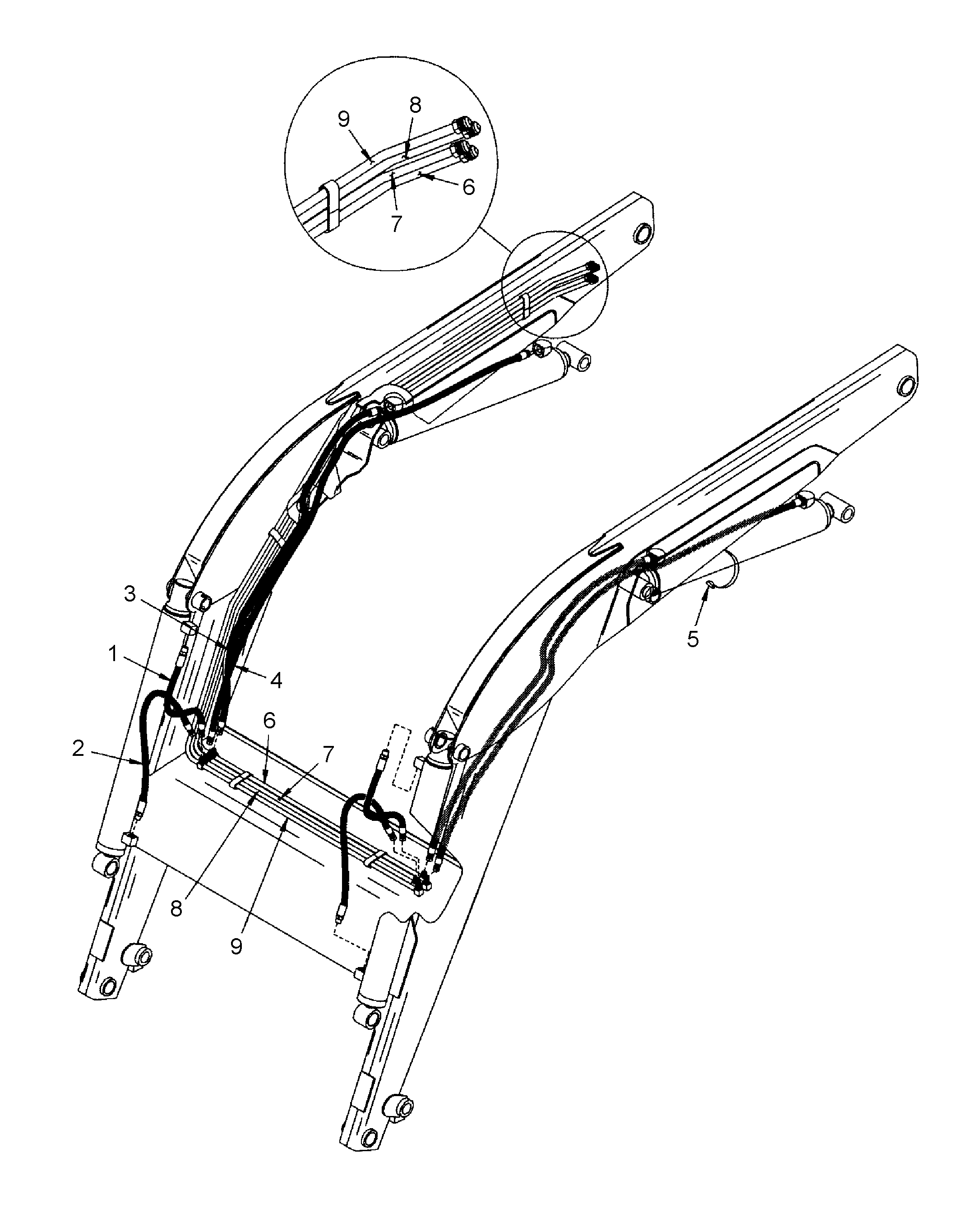 Case IH LX146 - FARM LOADER(08/05 - 12/06) Parts Diagrams