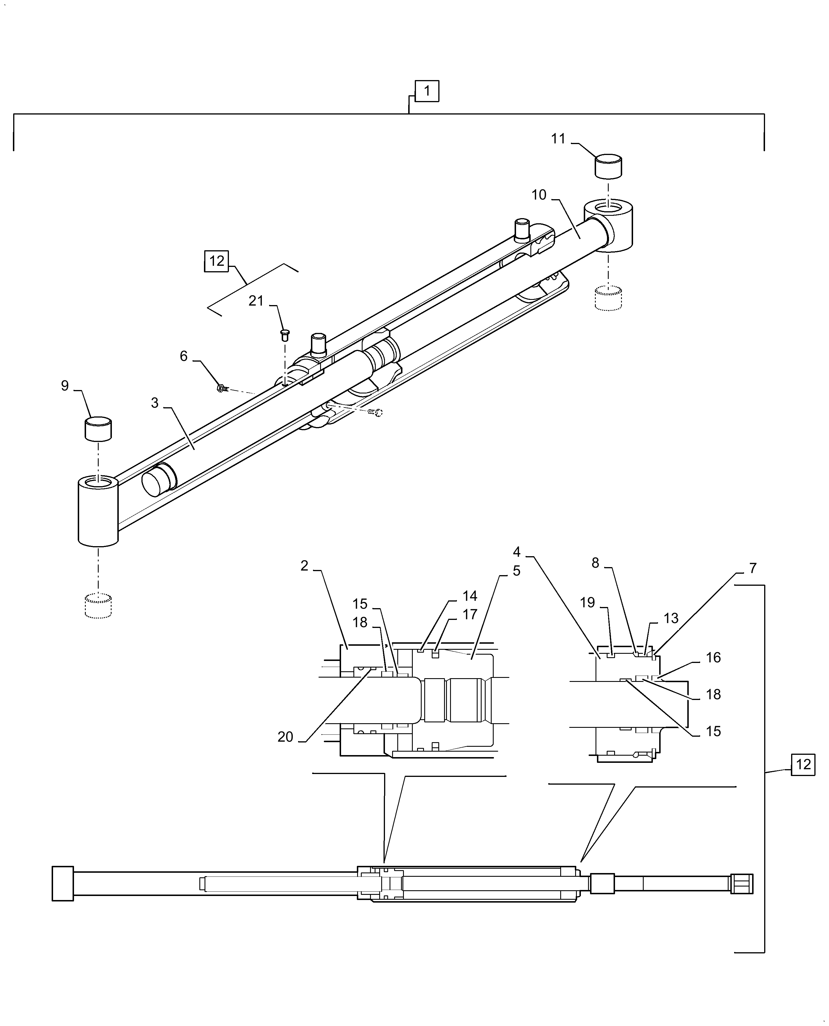 Case IH LX740 - FRONT END LOADER(02/07 - 12/09) Parts Diagrams