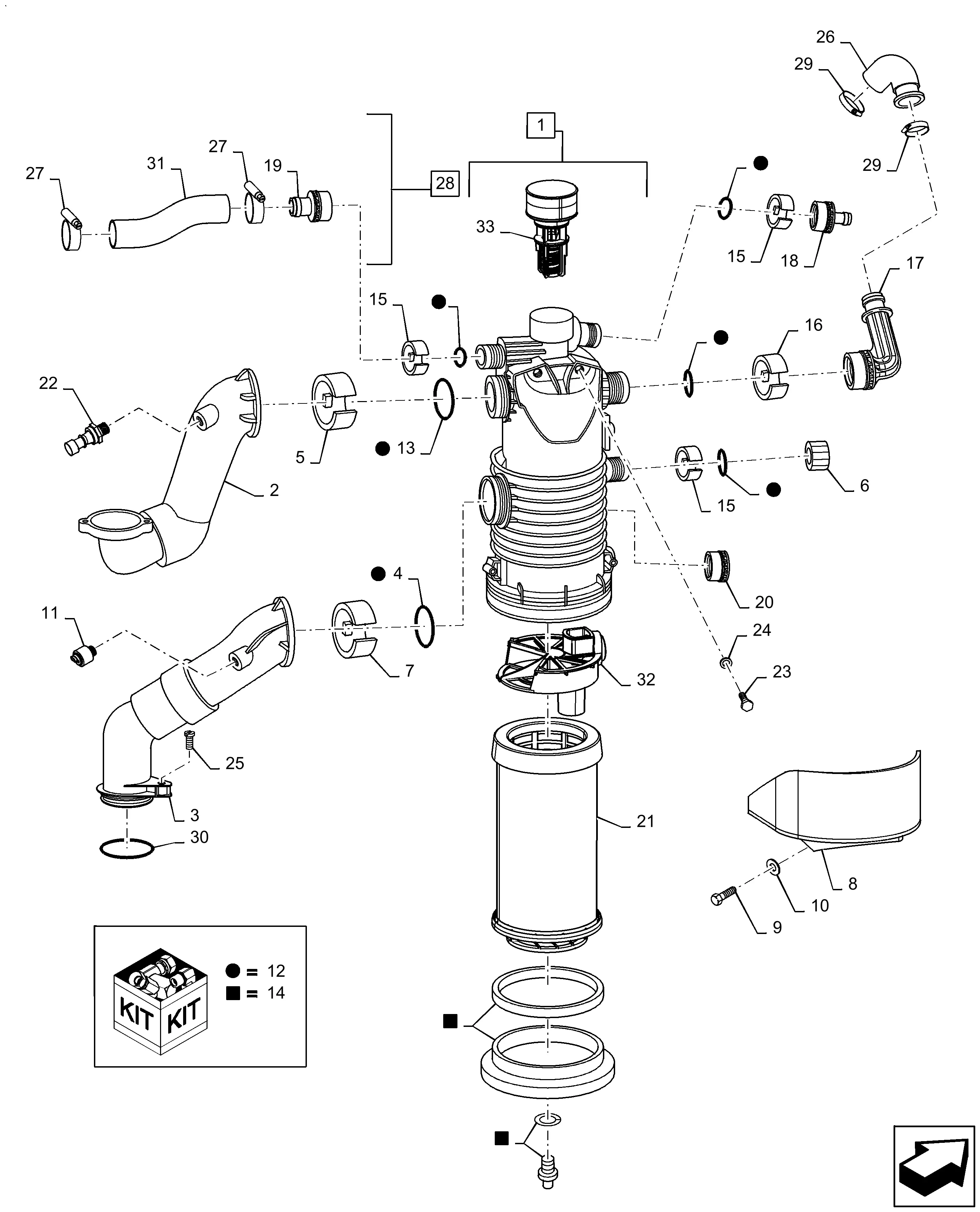 Case IH MAGNUM 180 - TRACTOR - TIER 4B PST (NA)(04/14 - ) Parts