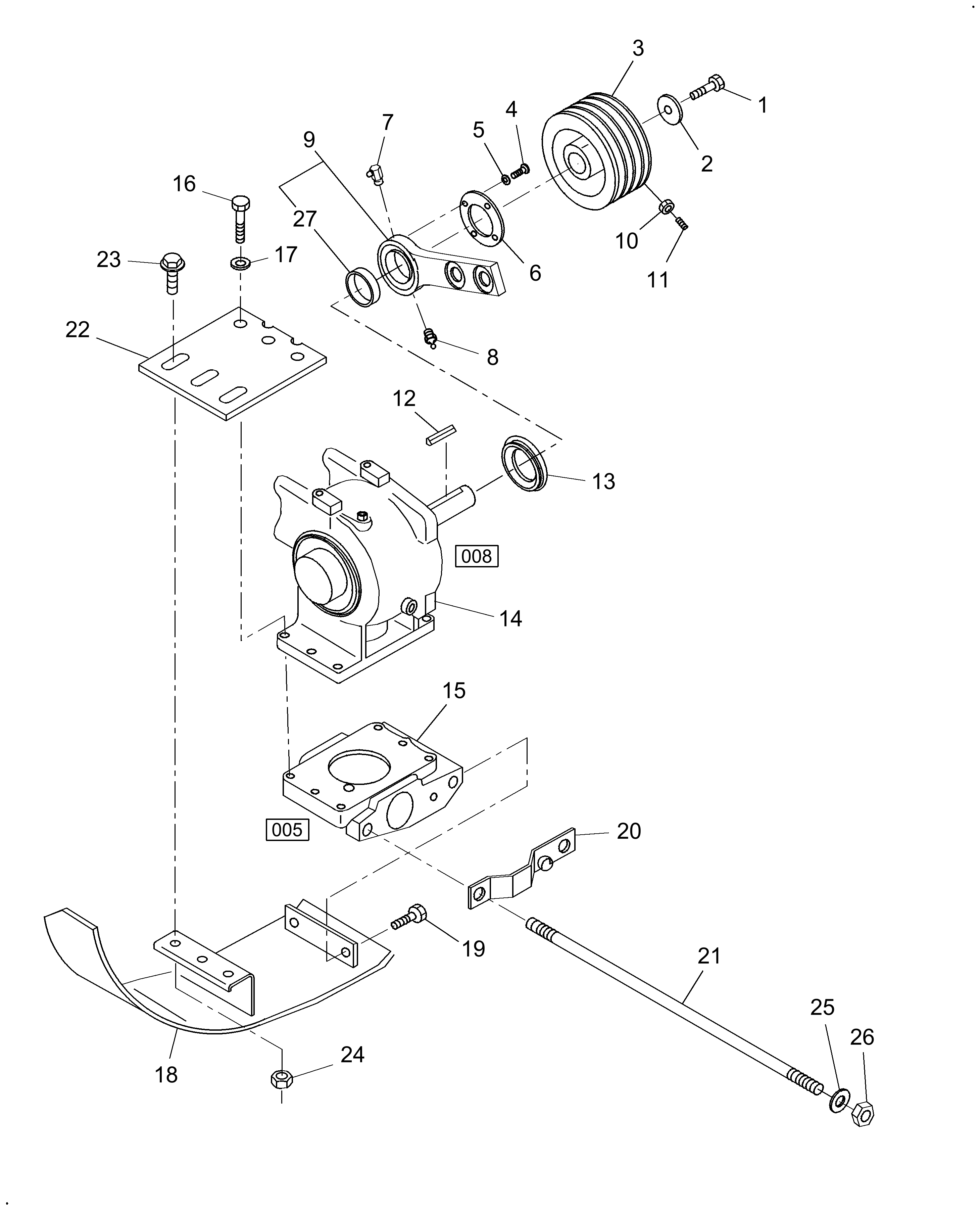 Case IH MD92 - DISC MOWER(08/08 - 09/14) Parts Diagrams