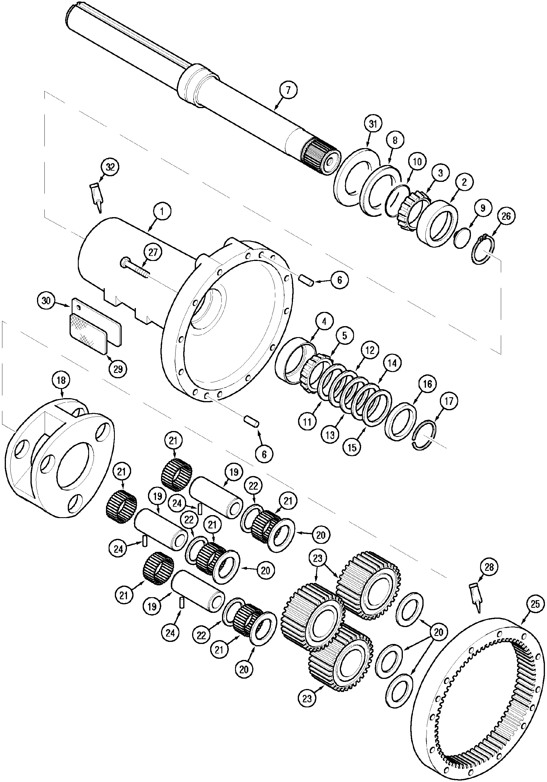 【はこぽす対応商品】 Case 12/02 - TRACTOR(01/98 DIESEL MAXXUM IH CASE - MX170 IH タイヤ・ホイール
