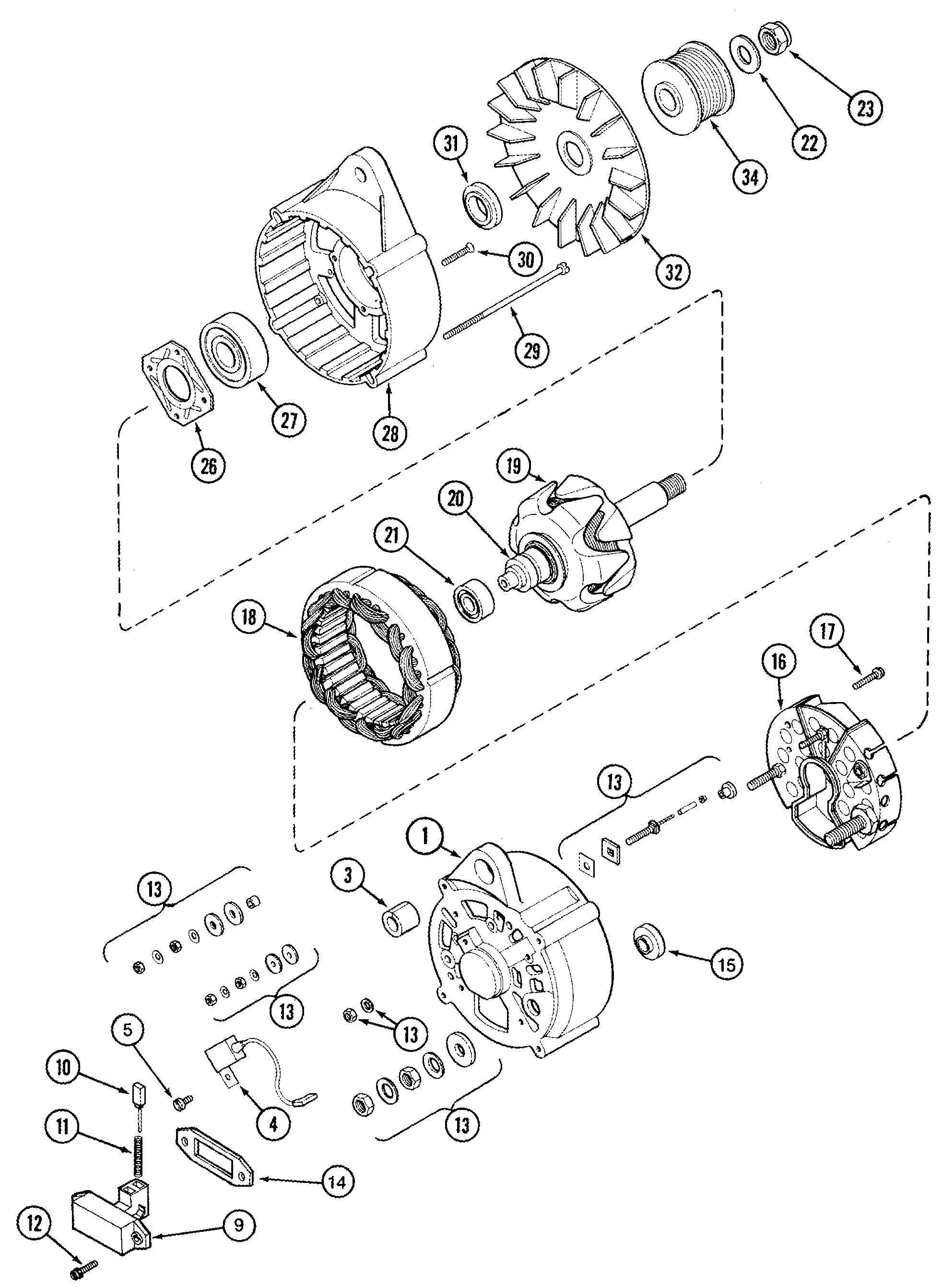 Case IH MX220 - CASE IH MAGNUM TRACTOR (P.I.N. JJA0105000 & AFTER