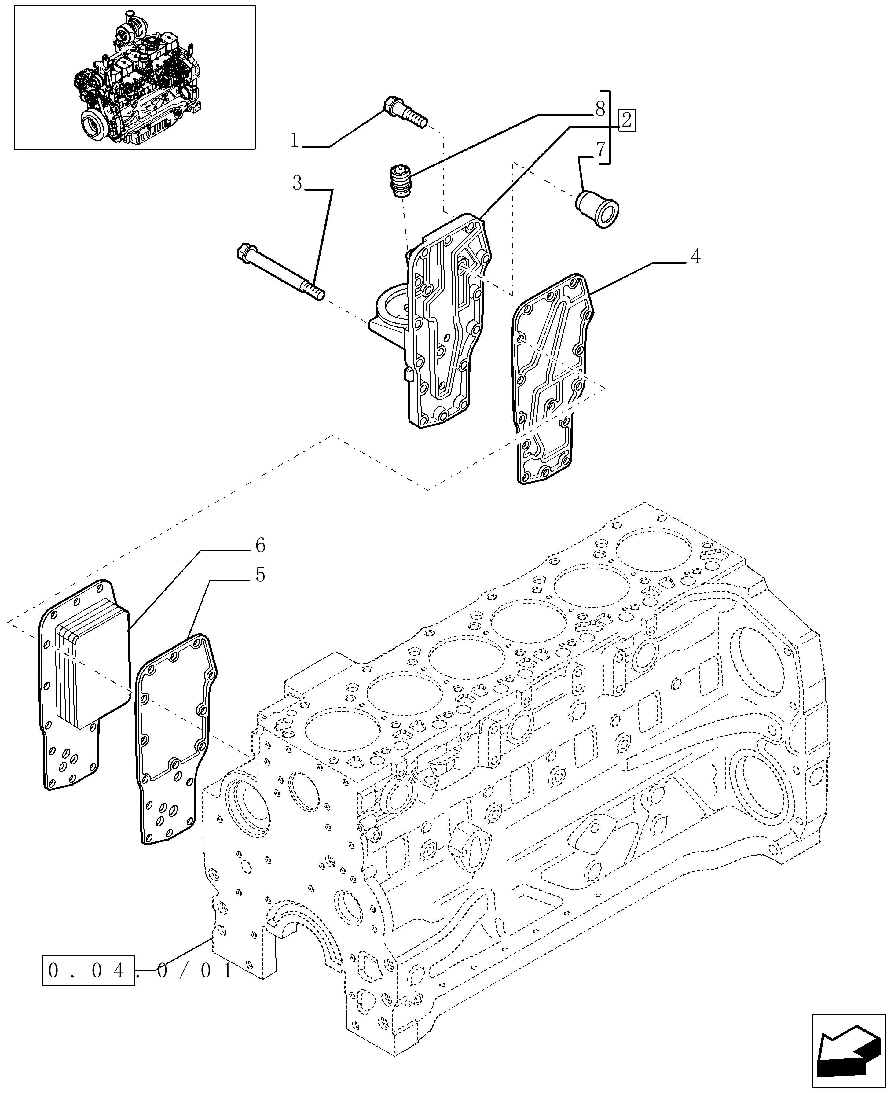 Case IH MXU115 - VALUE TRACTOR(07/05 - 12/07) Parts Diagrams