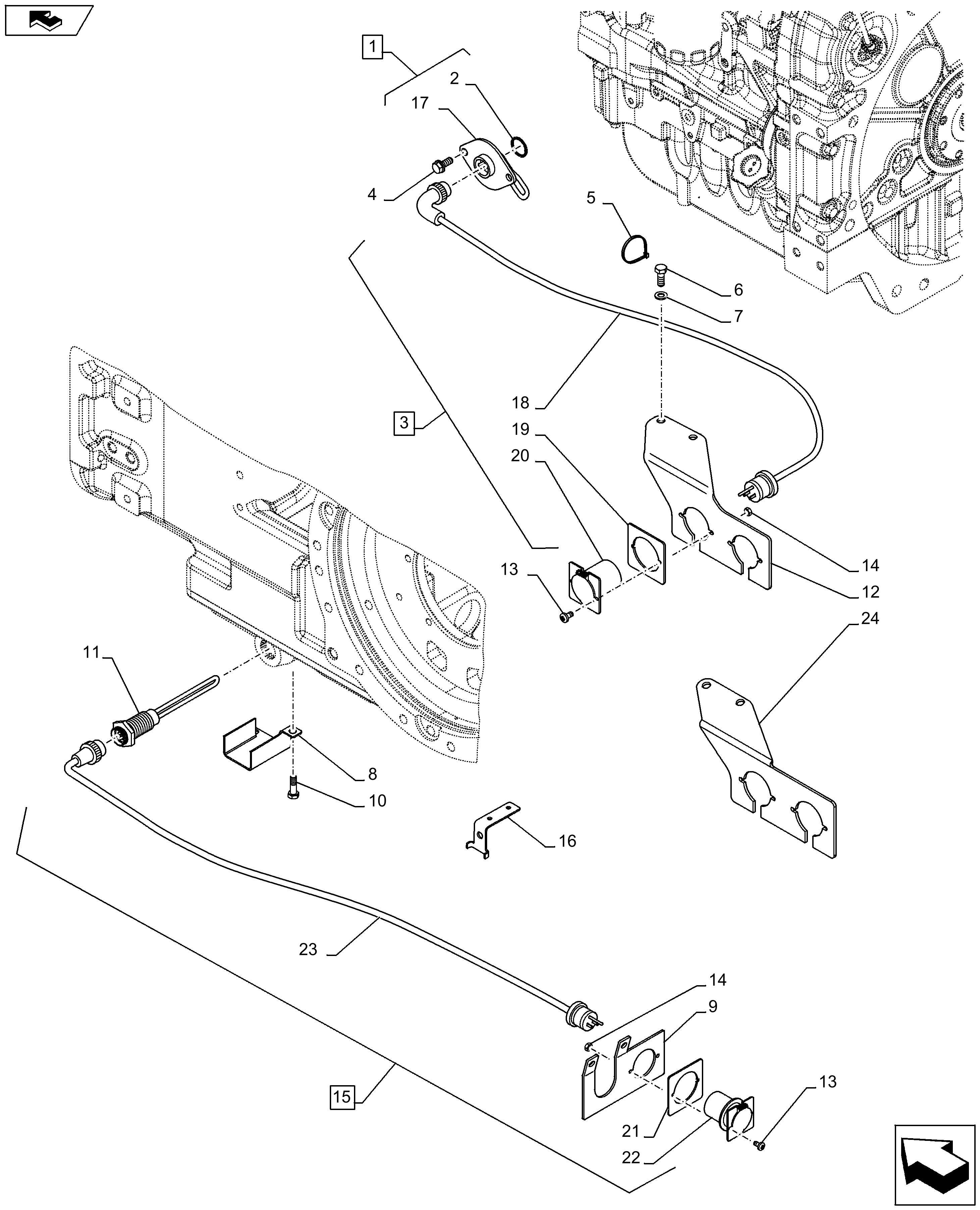 Case IH PUMA 145 - TRACTOR(01/11 - 05/16) Parts Diagrams