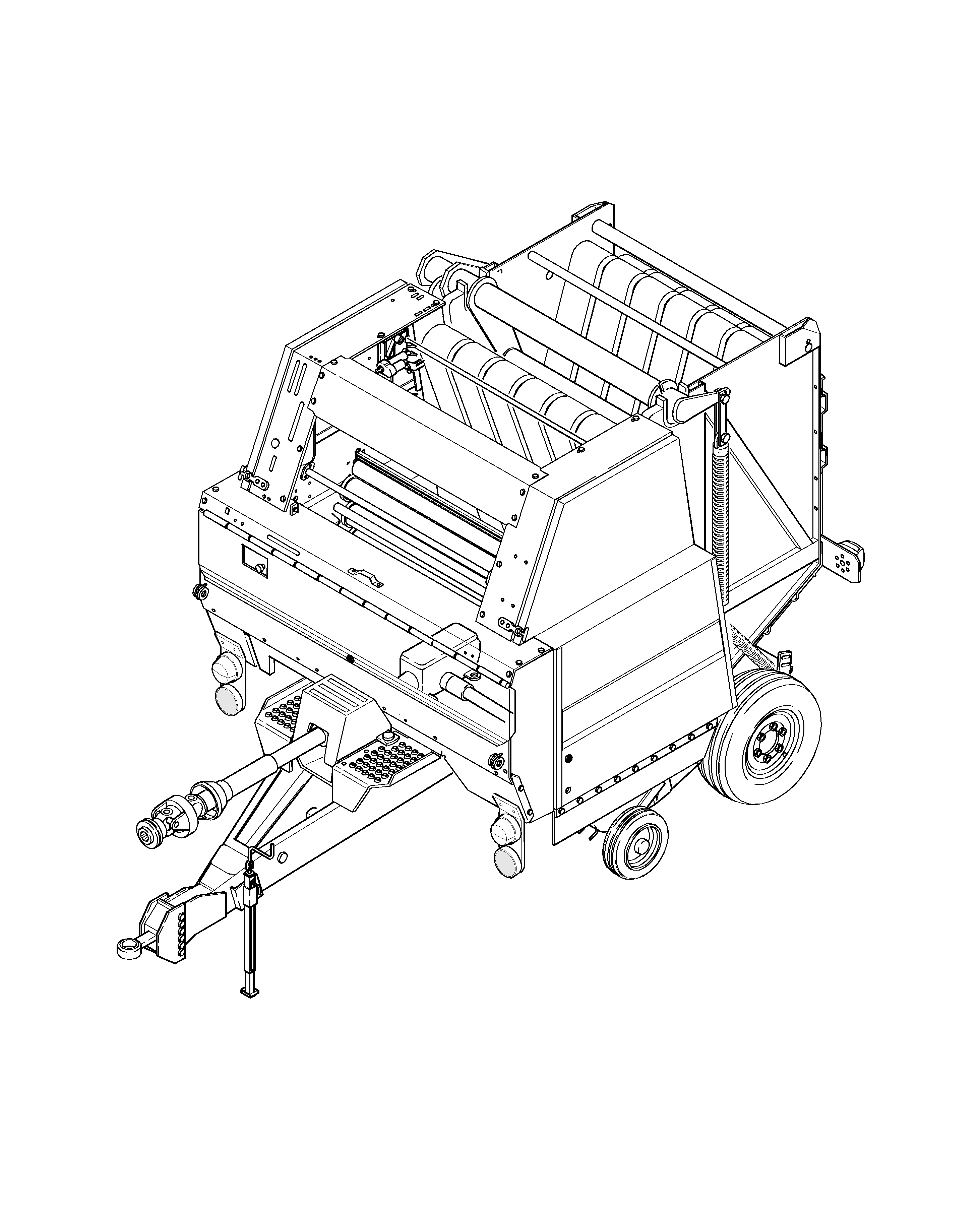 Case IH RBX561 - CASE IH ROUND BALER(12/01 - 08/02) Parts Diagrams