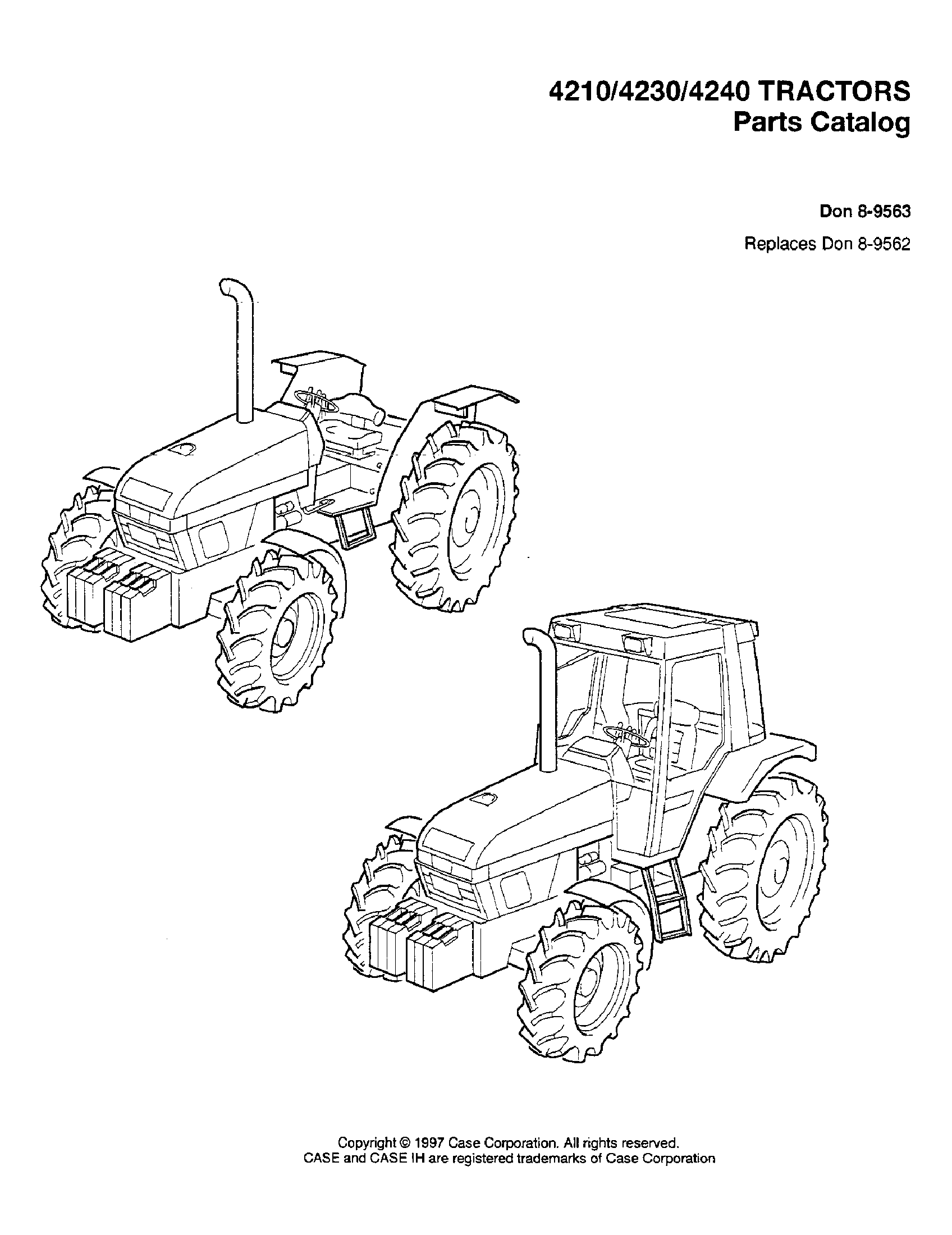 Case IH 4230 - CASE IH TRACTOR (NORTH AMERICA)(01/94 - 12/98
