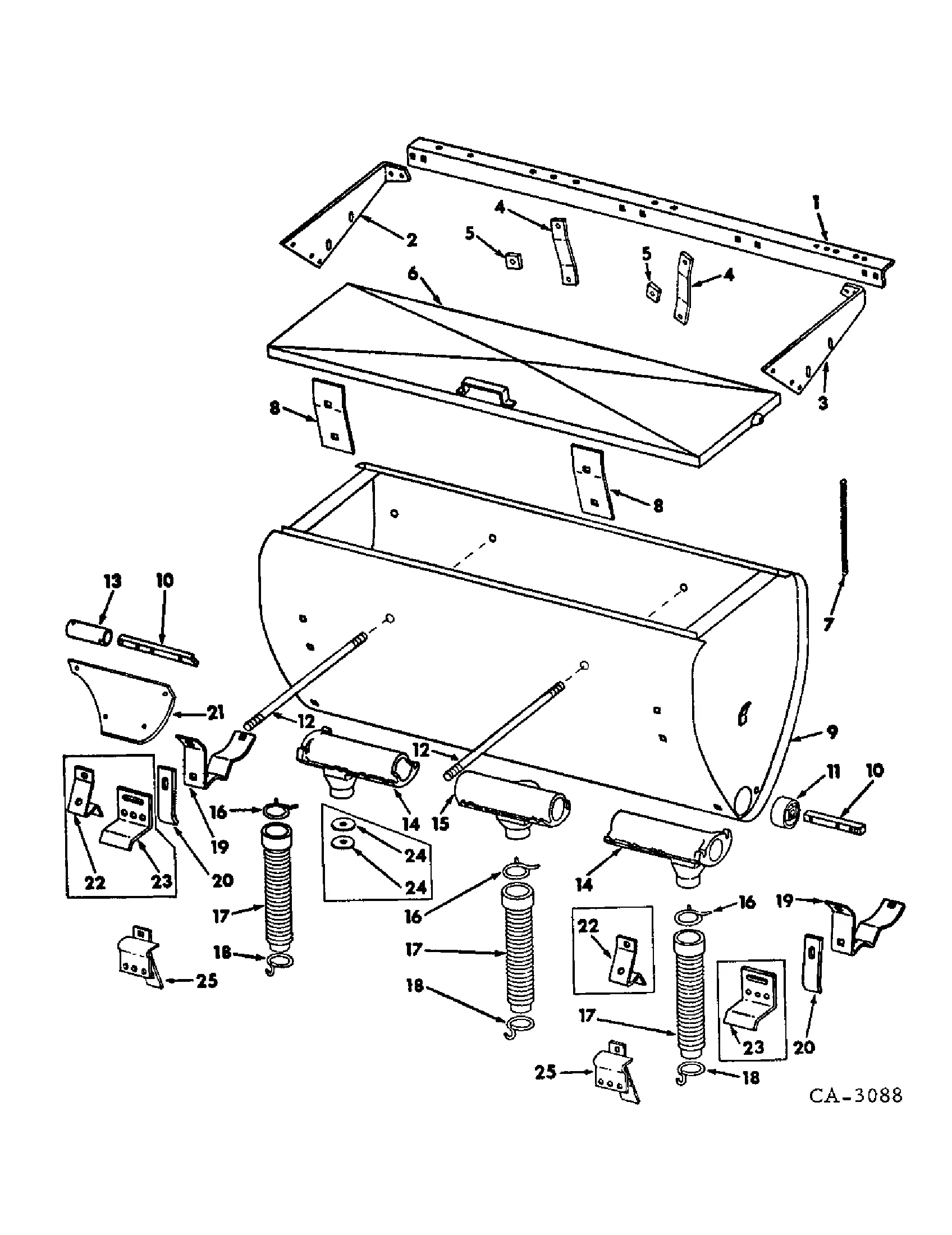 Case IH DRY - FERTILIZER UNITS (4-ROW & 6-ROW) - 1966 - 1988(01/66 ...