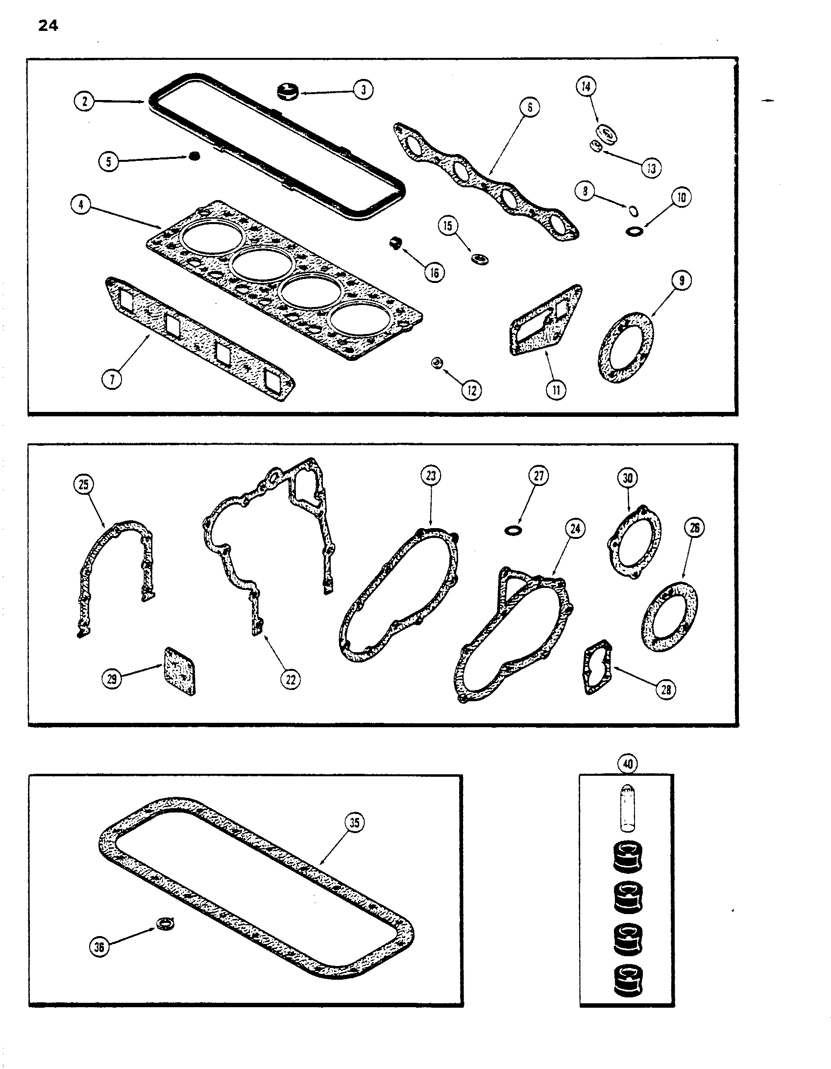 ブッチページ Case IH DH5 TRENCHER - CASE 188 DIESEL ENGINE 01/77 12/80 Parts