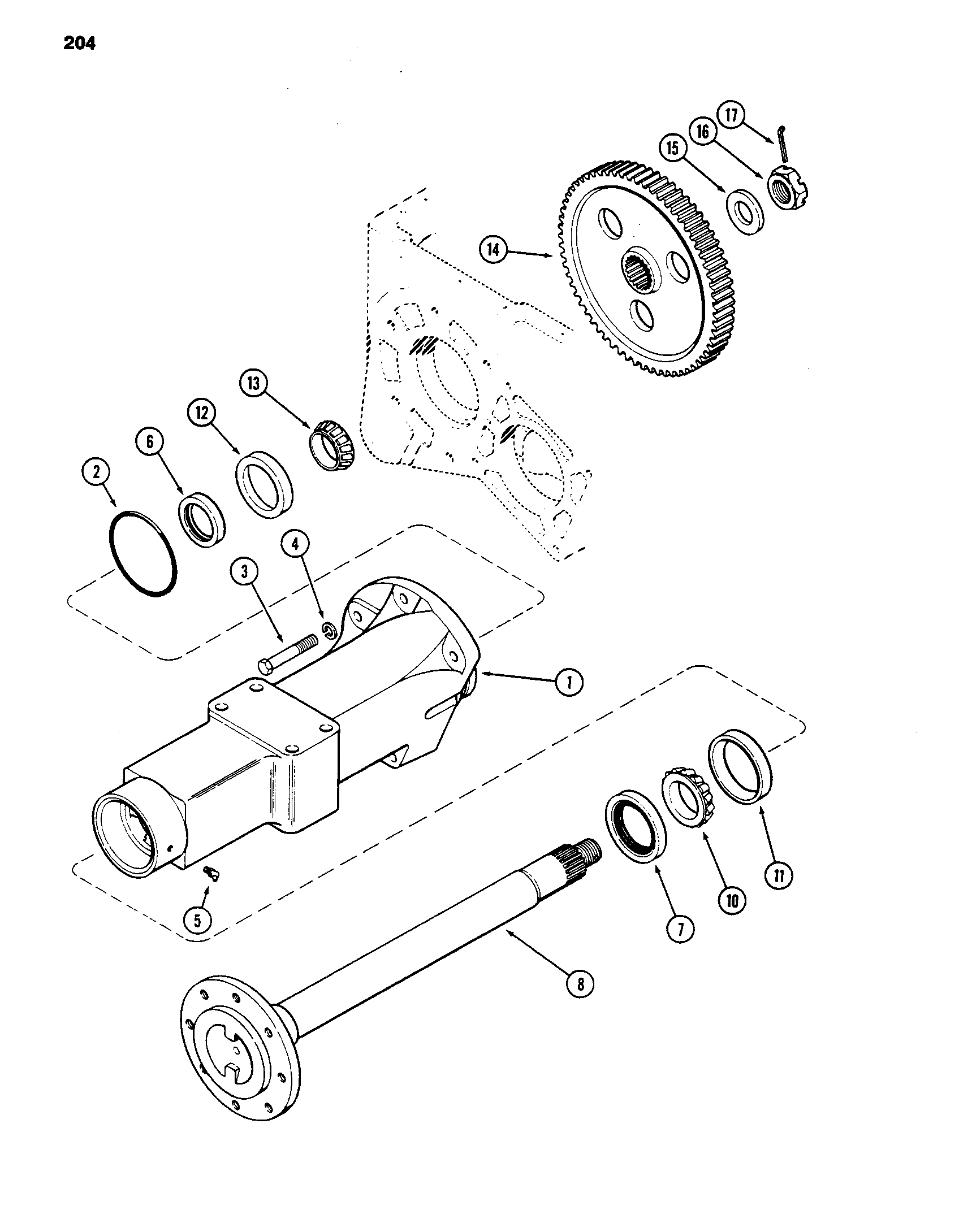 CASE 480E LL CONSTRUCTION KING BACKHOE PARTS CATALOG MANUAL