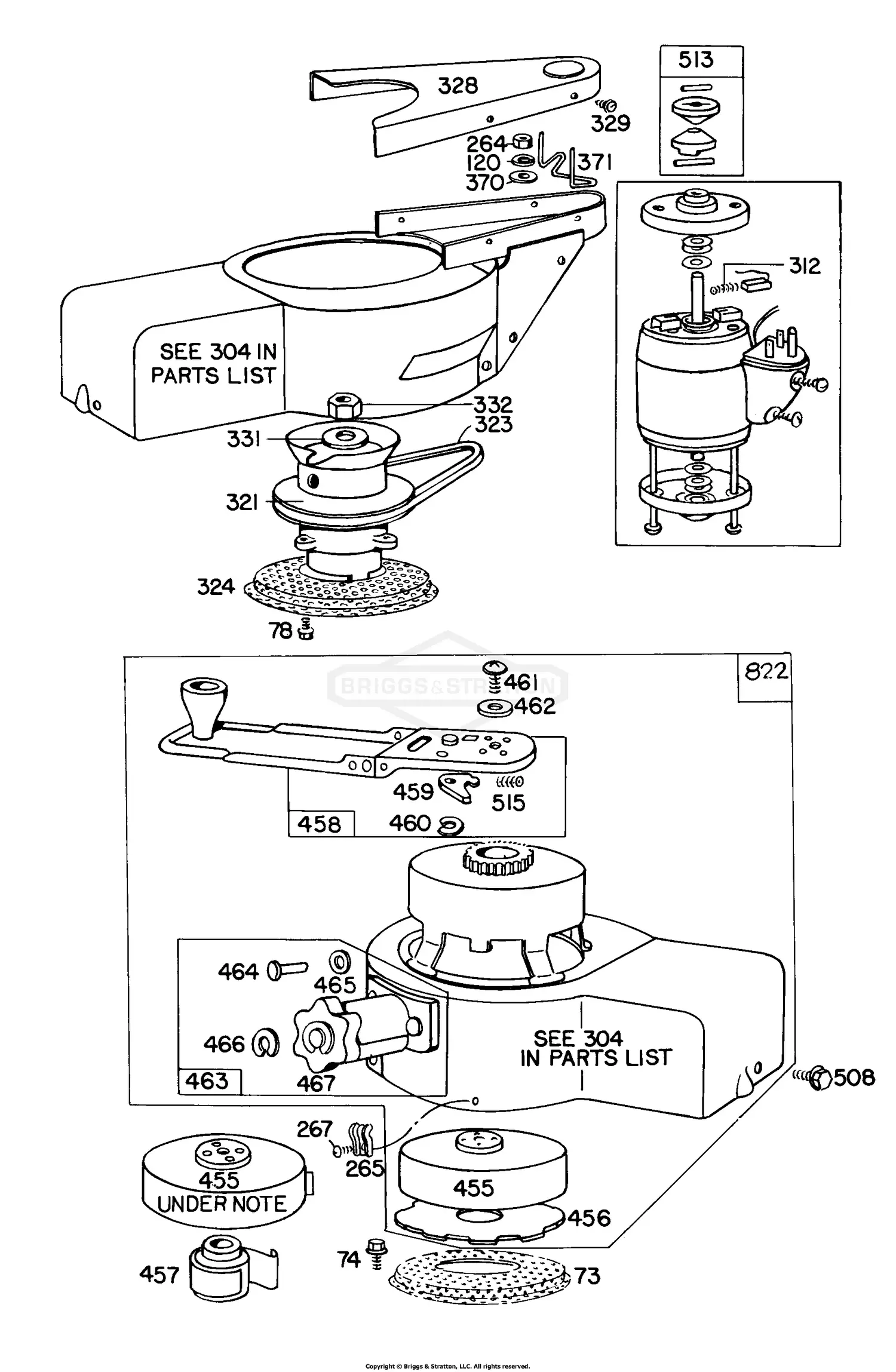 Briggs & Stratton 061502-9416-32 Parts Diagrams