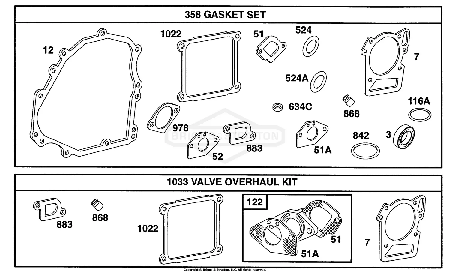 Briggs & Stratton 161432-0070-01 Parts Diagrams