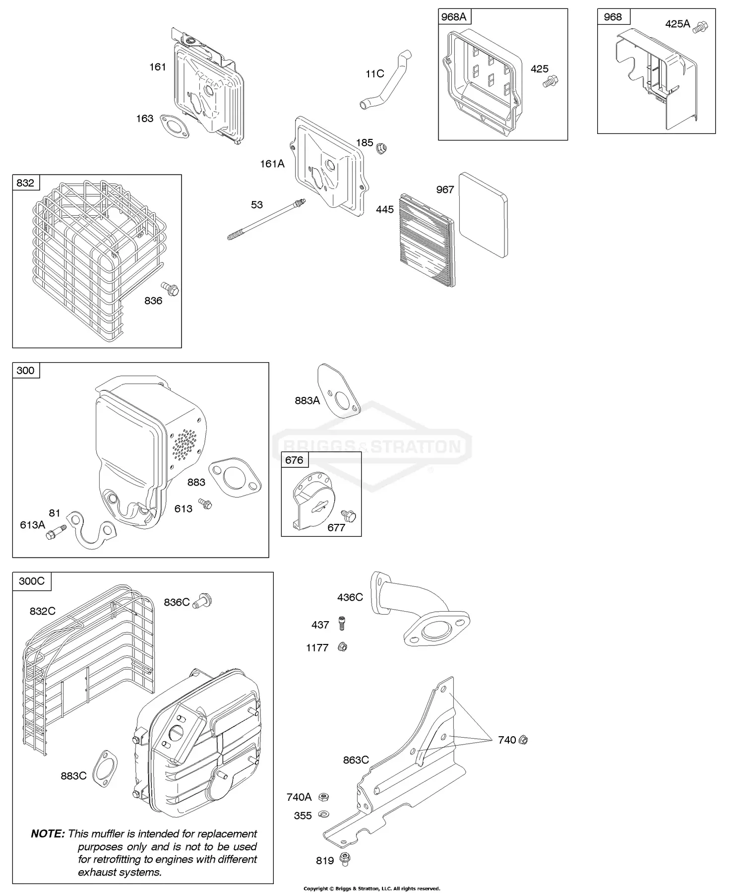 ♡HOOPEY♡  Briggs & Stratton 204415-0177-e1 Parts Diagrams