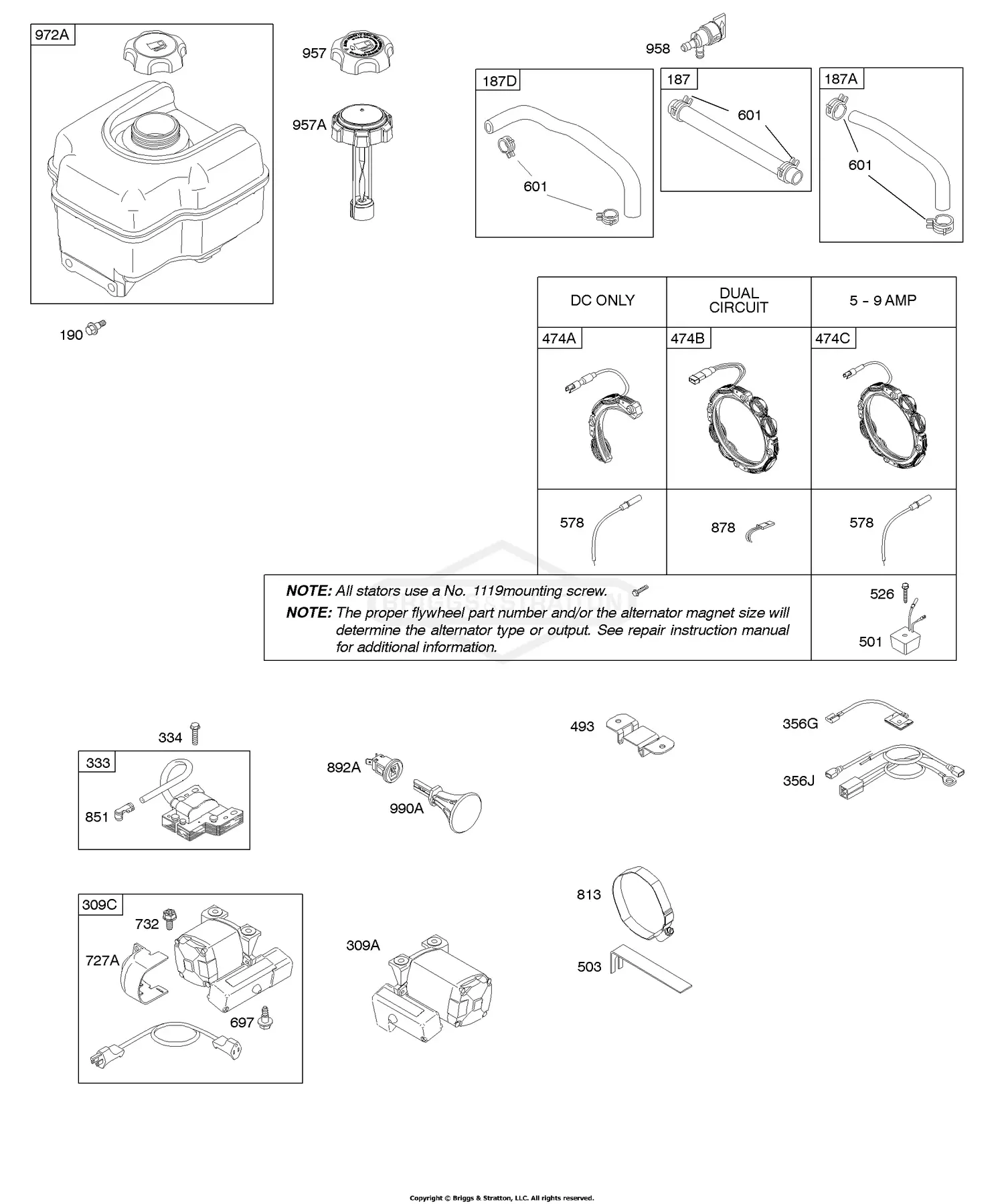 Part 0111 Briggs & Stratton 20e214-0111-e1 Parts Diagrams