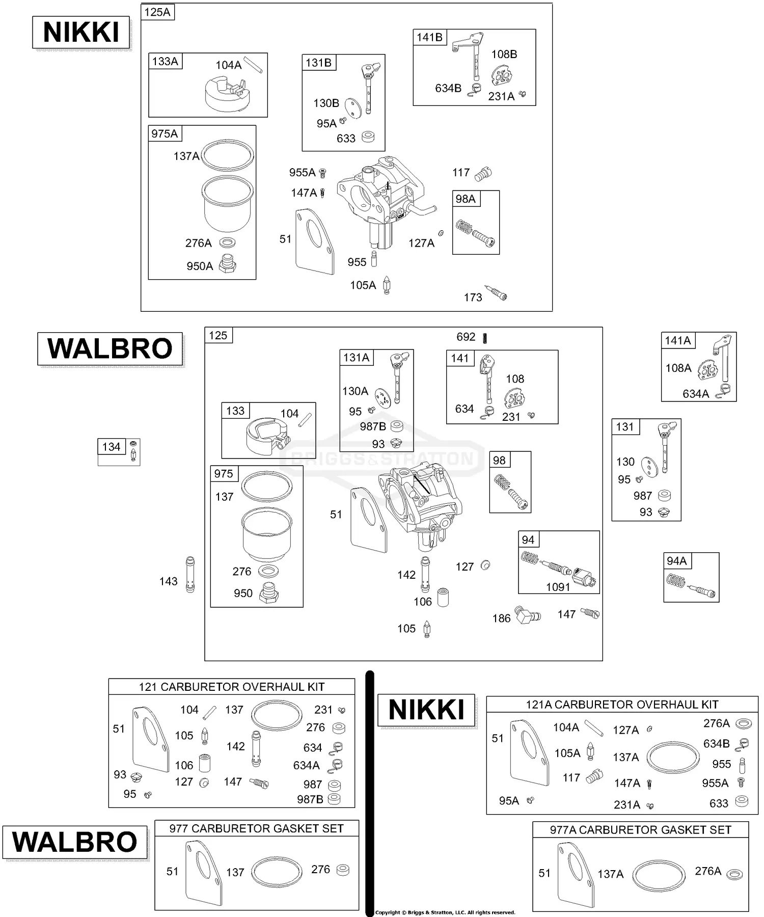 - order page - まるお Briggs & Stratton 283707-0159-01 Parts Diagrams