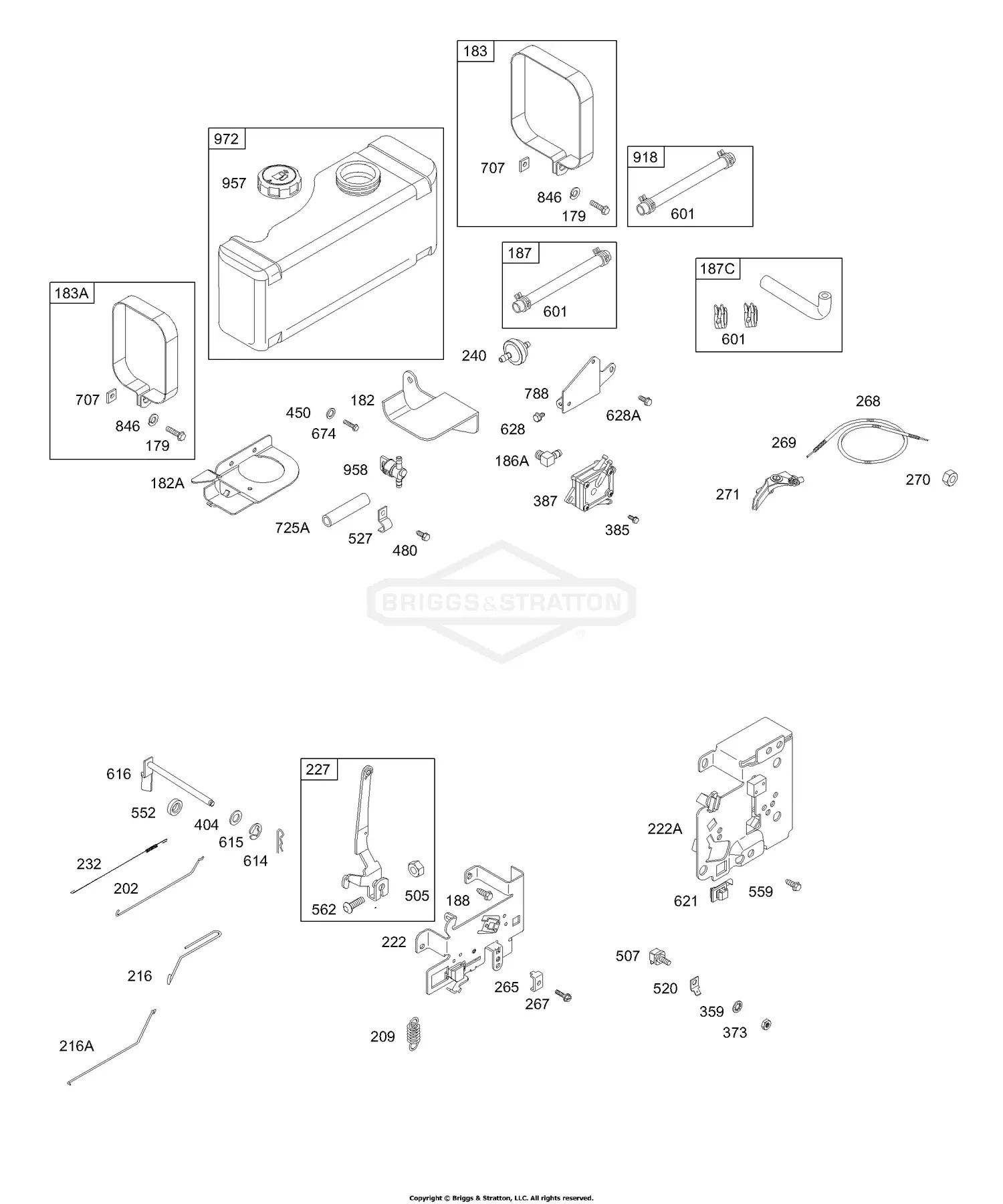 - order page - まるお Briggs & Stratton 283707-0159-01 Parts Diagrams