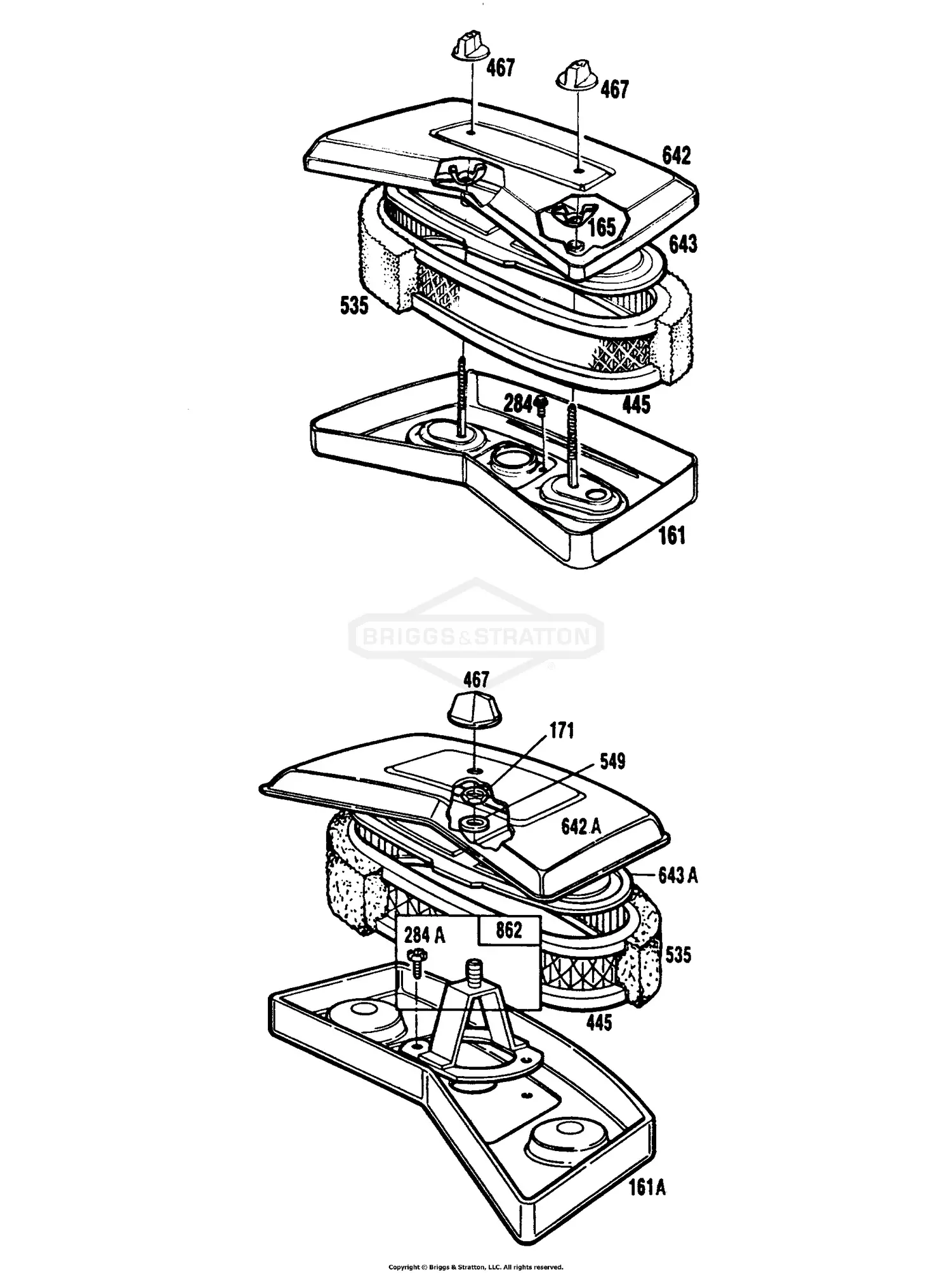 Briggs & Stratton 402707-0015-01 Parts Diagrams