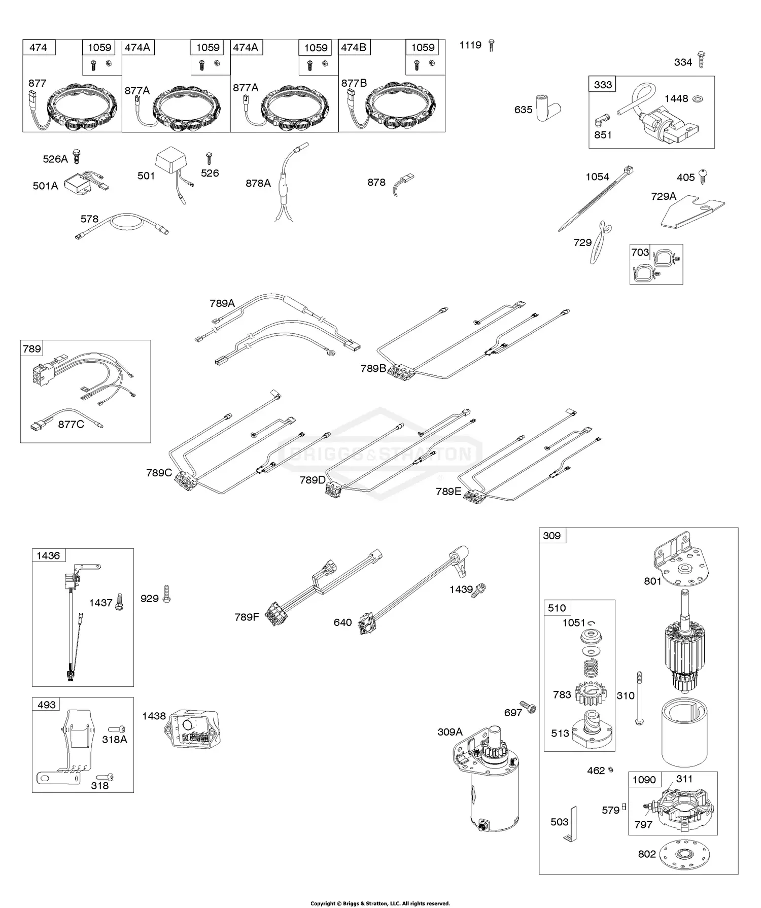 Briggs & Stratton 44m777-0118-e1 Parts Diagrams