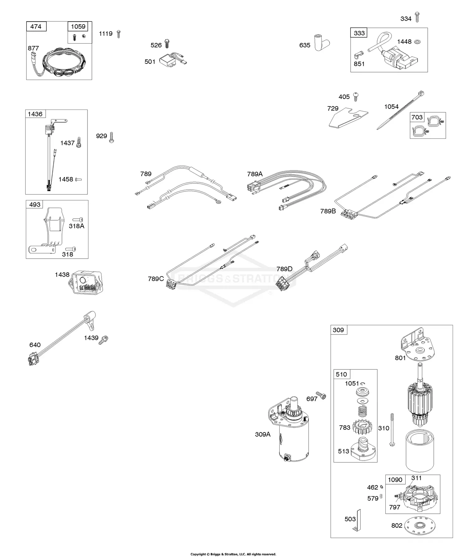 Part 0111 Briggs & Stratton 49m877-0111-g5 Parts Diagrams