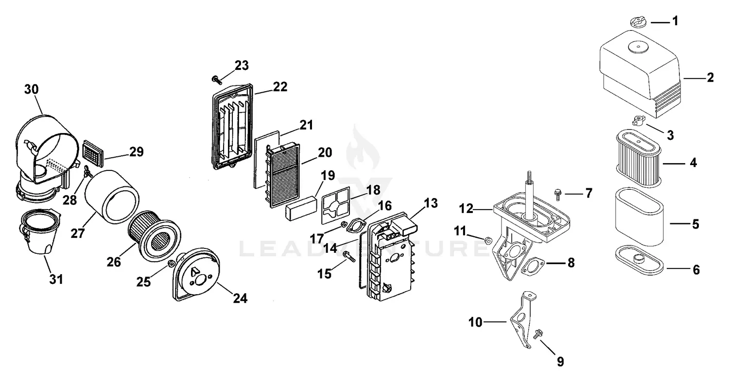 Kohler CS8.5-951510 BASIC Parts Diagrams