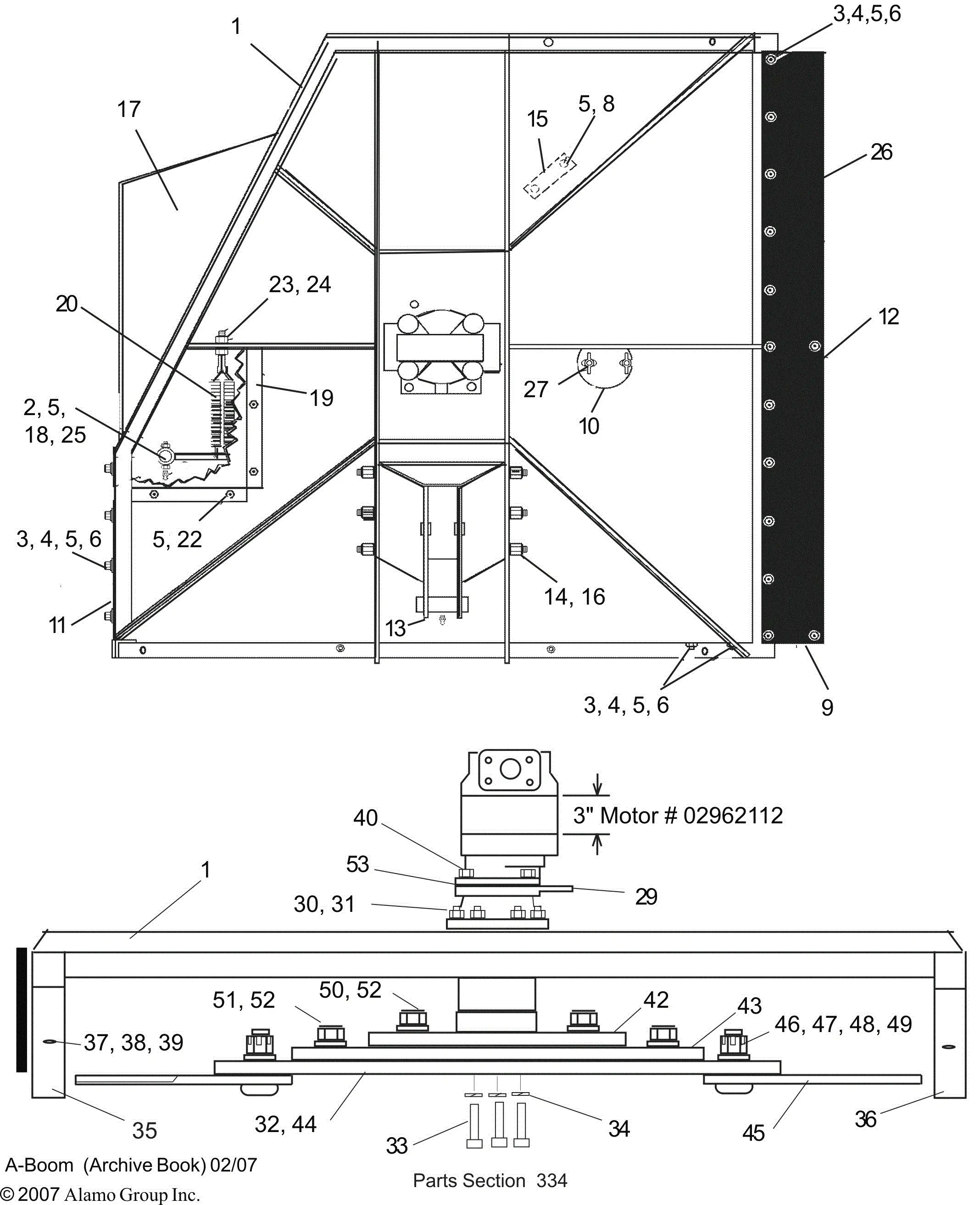 mao.ページ Alamo A-Boom (10-02) Parts Diagrams