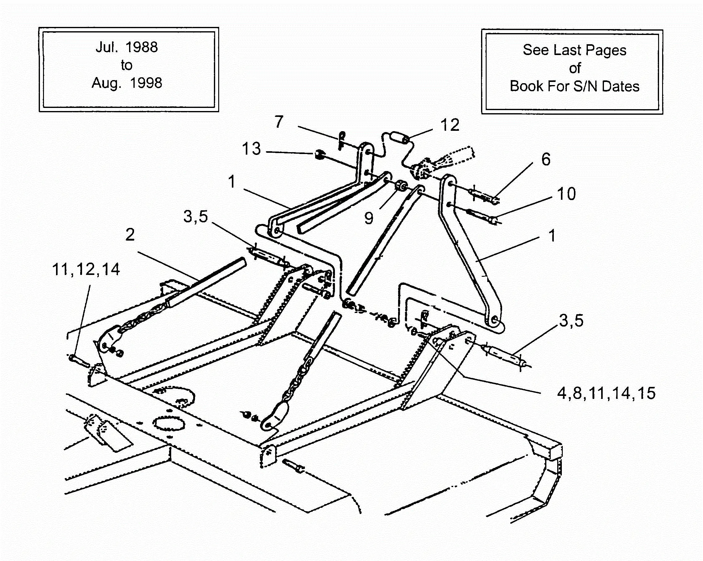 Alamo A72 & A72SD (7/88 to 04/02) Archive Parts Diagrams
