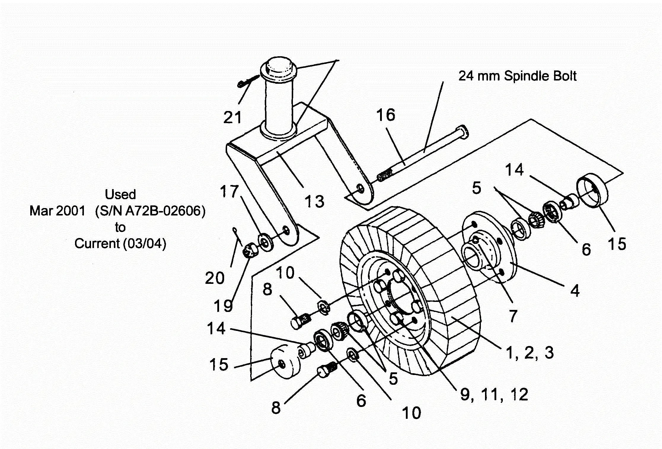 Alamo A72B ARCHIVE (02-90 TO 09-05) Parts Diagrams