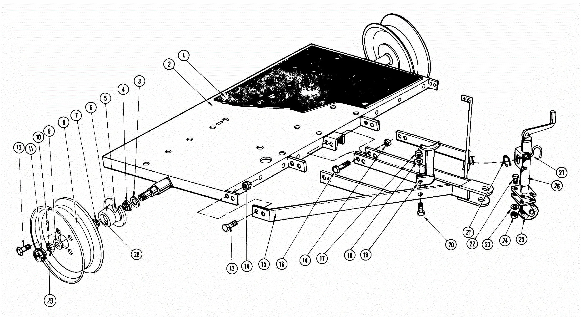 Alamo Double Swing Boom (Nov-93) Parts Diagrams