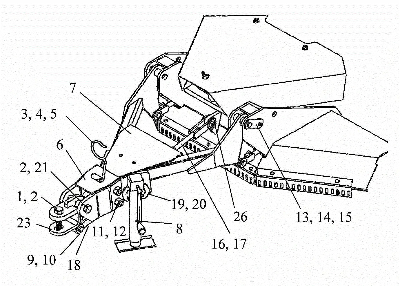 Alamo Eagle 10-15 SN 0180 - Up (EG, EGL) Parts Diagrams