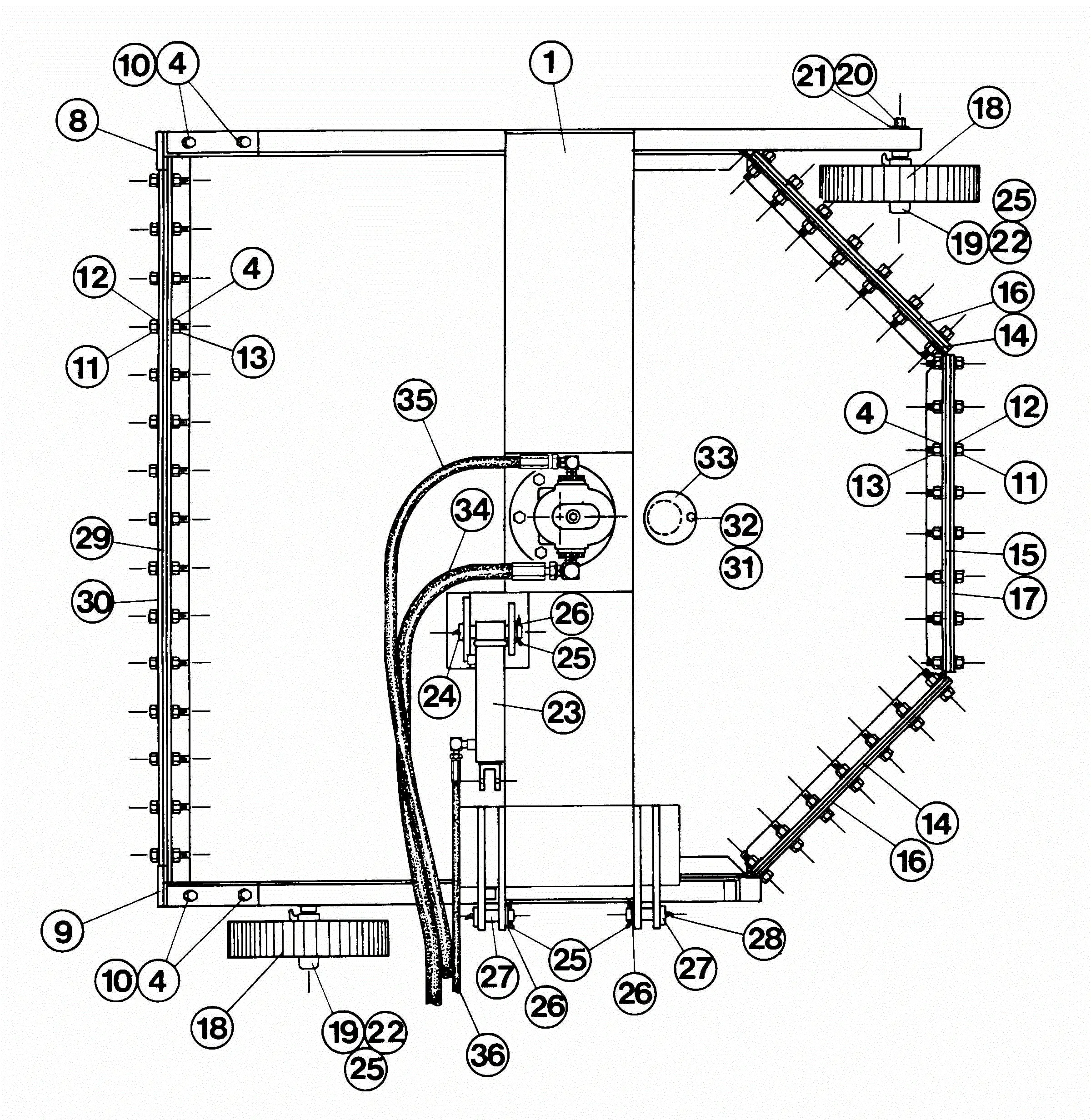 Alamo Offset (Apr-79) Parts Diagrams