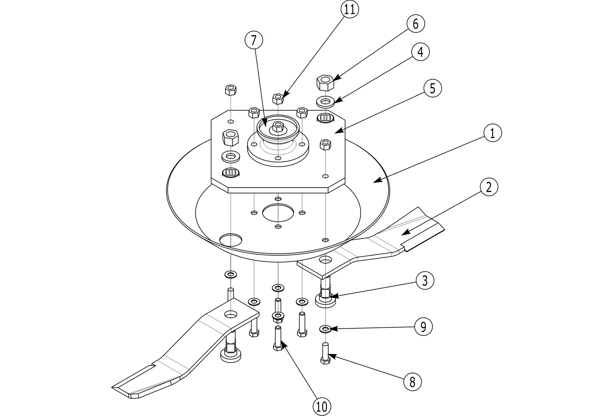 yon.mam ページ Alamo PA Boom - 48in Rotary Head (McConnel) Parts Diagrams