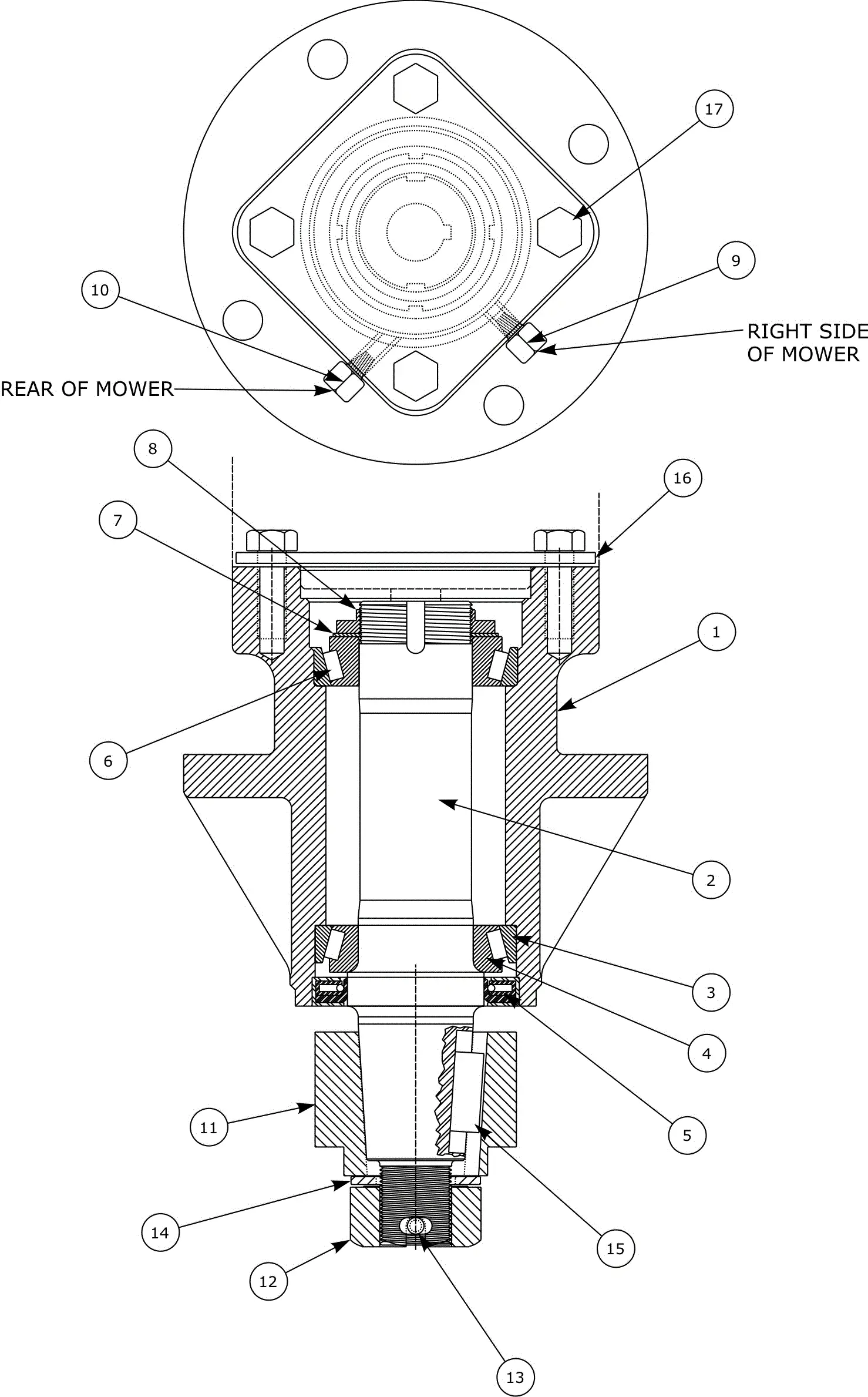 yon.mam ページ Alamo PA Boom - 48in Rotary Head (McConnel) Parts Diagrams
