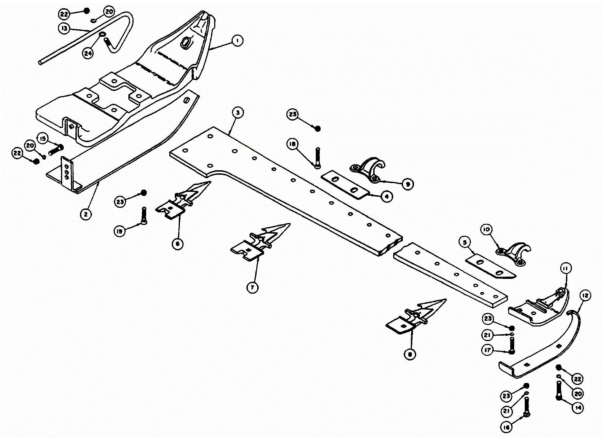 Alamo Slopemower 35ft Archive (Jan-98) Parts Diagrams