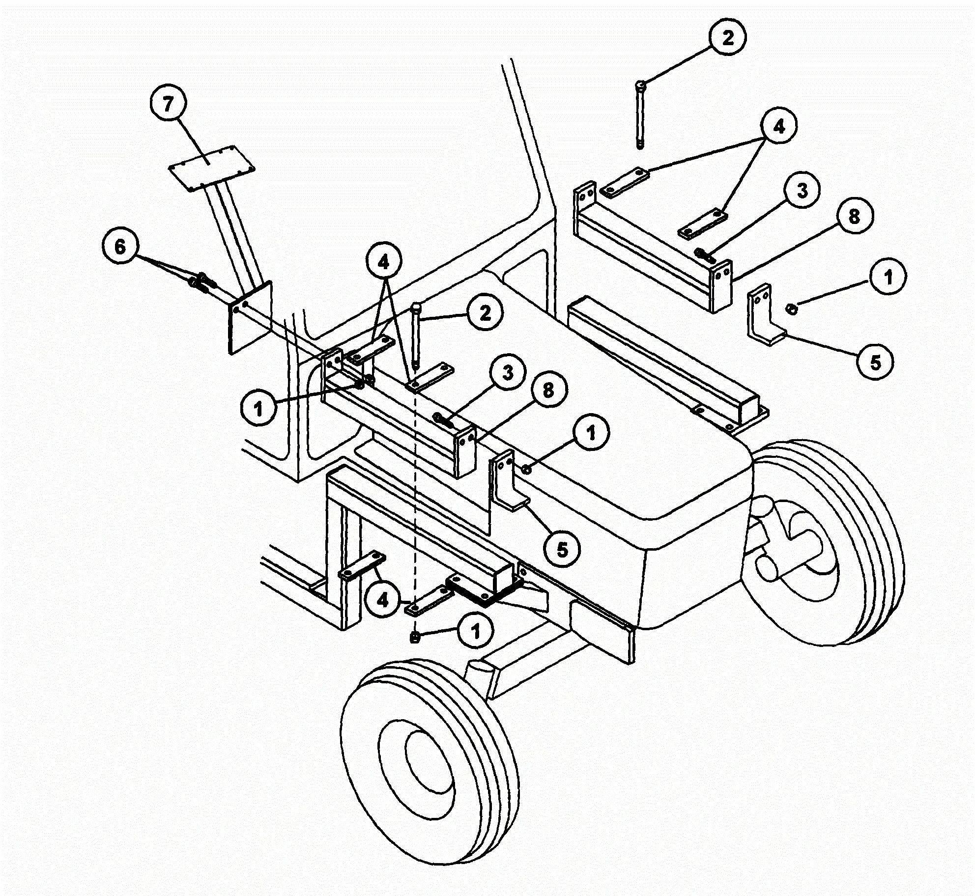 Alamo Slopemower 35ft Archive (Jan-98) Parts Diagrams