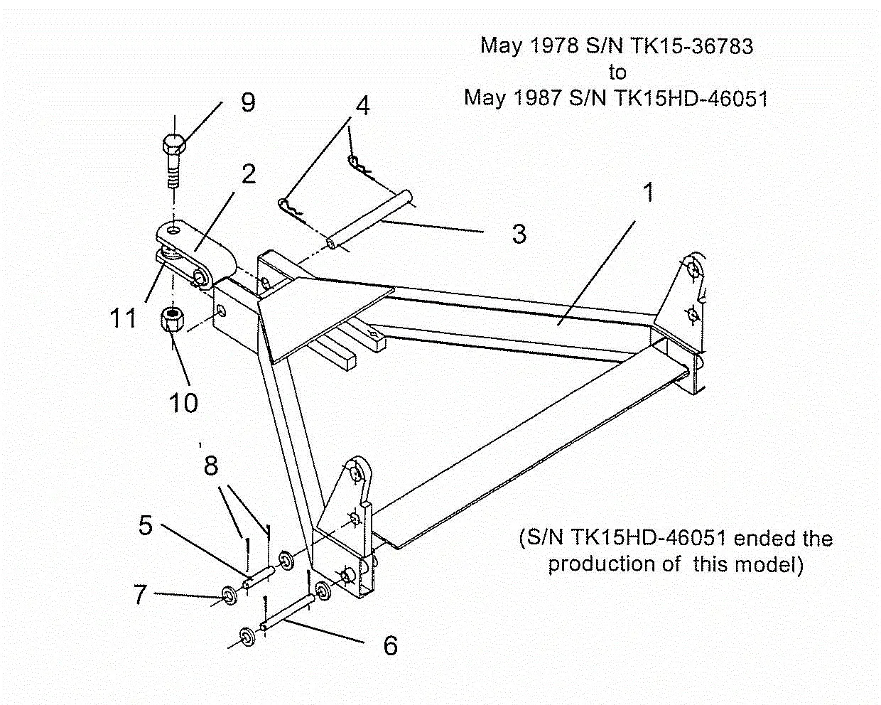 Alamo TK15/TK15-HD ARCHIVE (07-04) Parts Diagrams