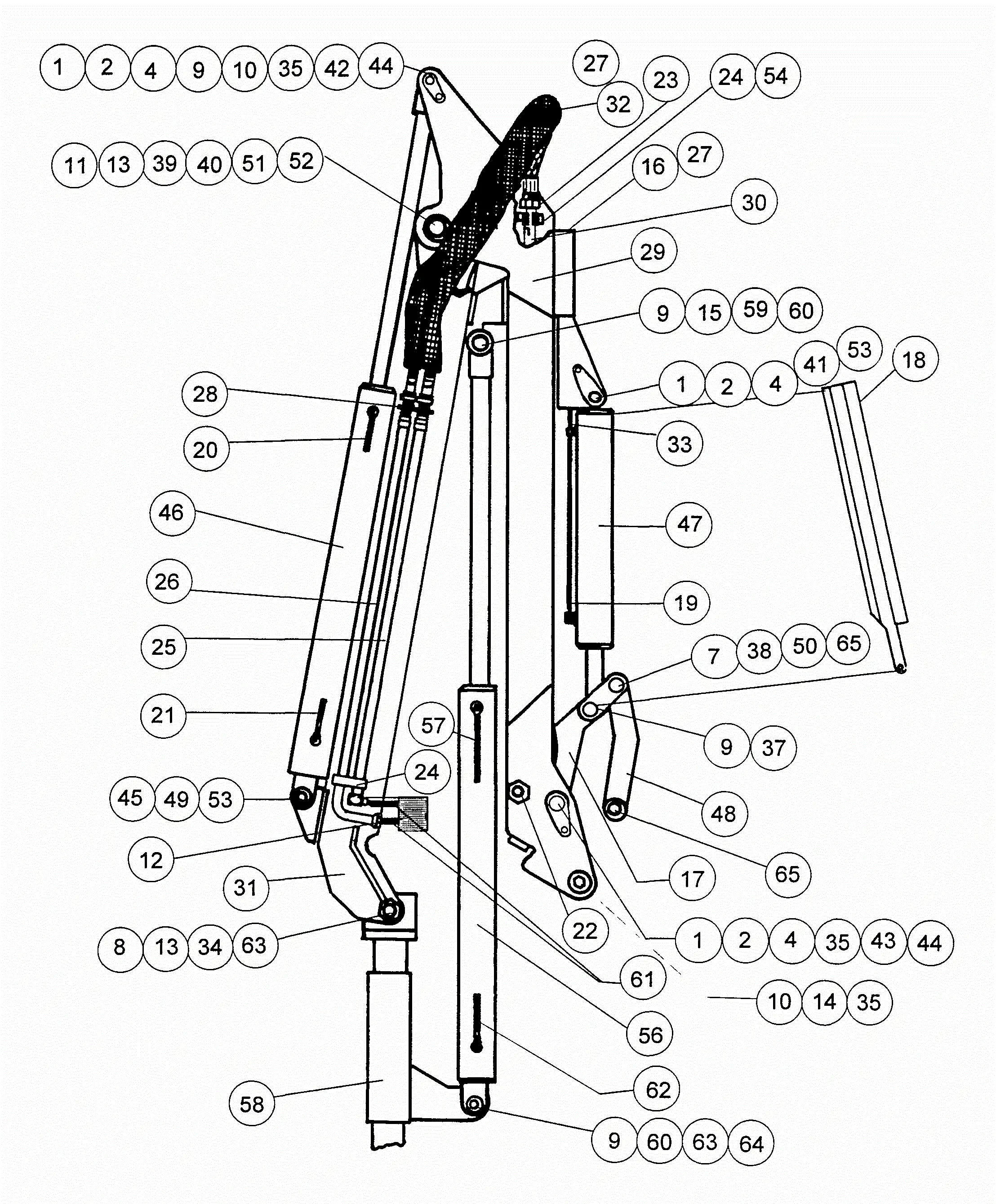 Alamo Versa Archive (Jan-96) Parts Diagrams