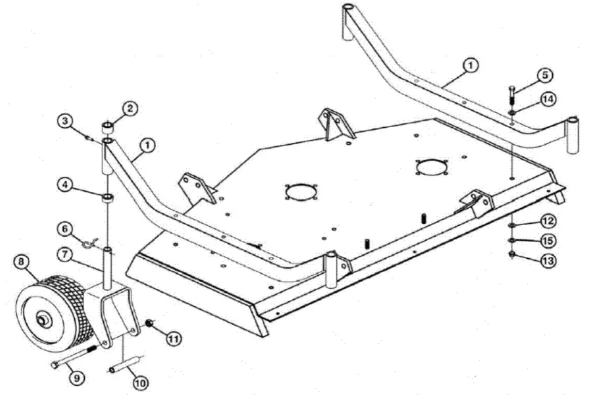Befco Cyclone Ez-Flex 112 & 115 Parts Diagrams