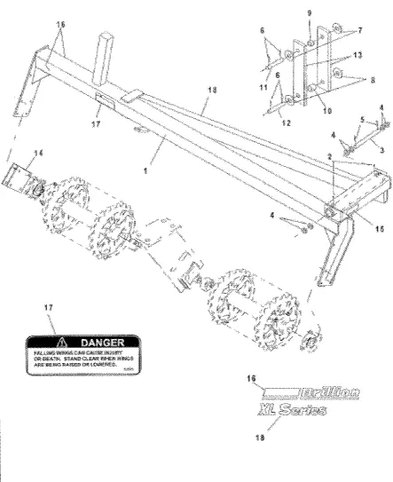 Brillion XL144 & XLW108 Parts Diagrams