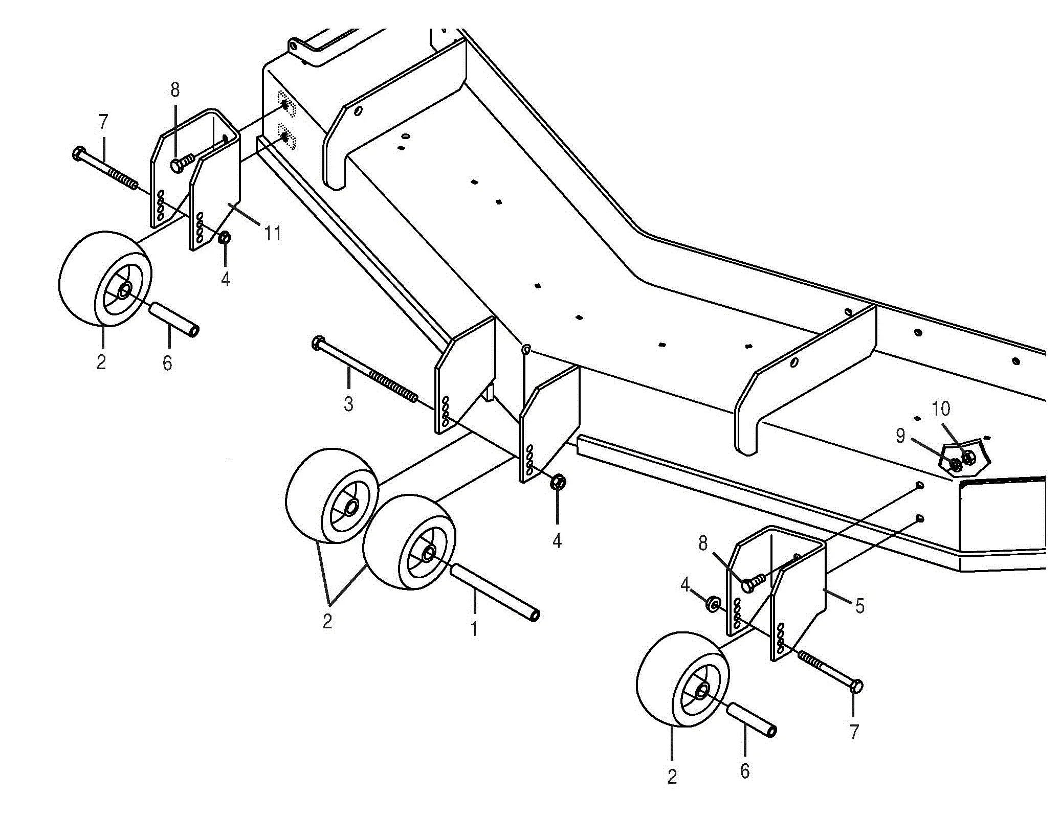 Bush Hog (PZ) Professional Series Zero Turn Mowers Parts