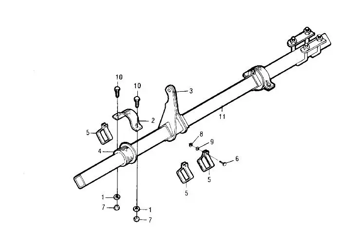 Bush Hog 126-OFFSET ROTARY CUTTER Parts Diagrams